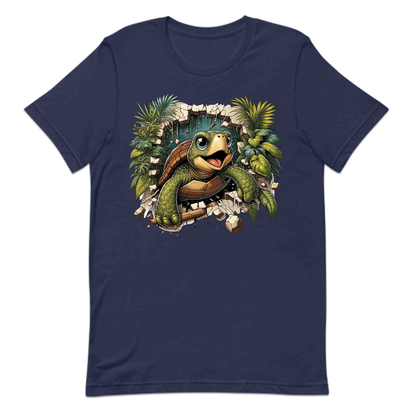 Turtle Breaking Through Wall Realistic 3D Turtle | PRODUCT CODE: TRLBKNGOCNLV