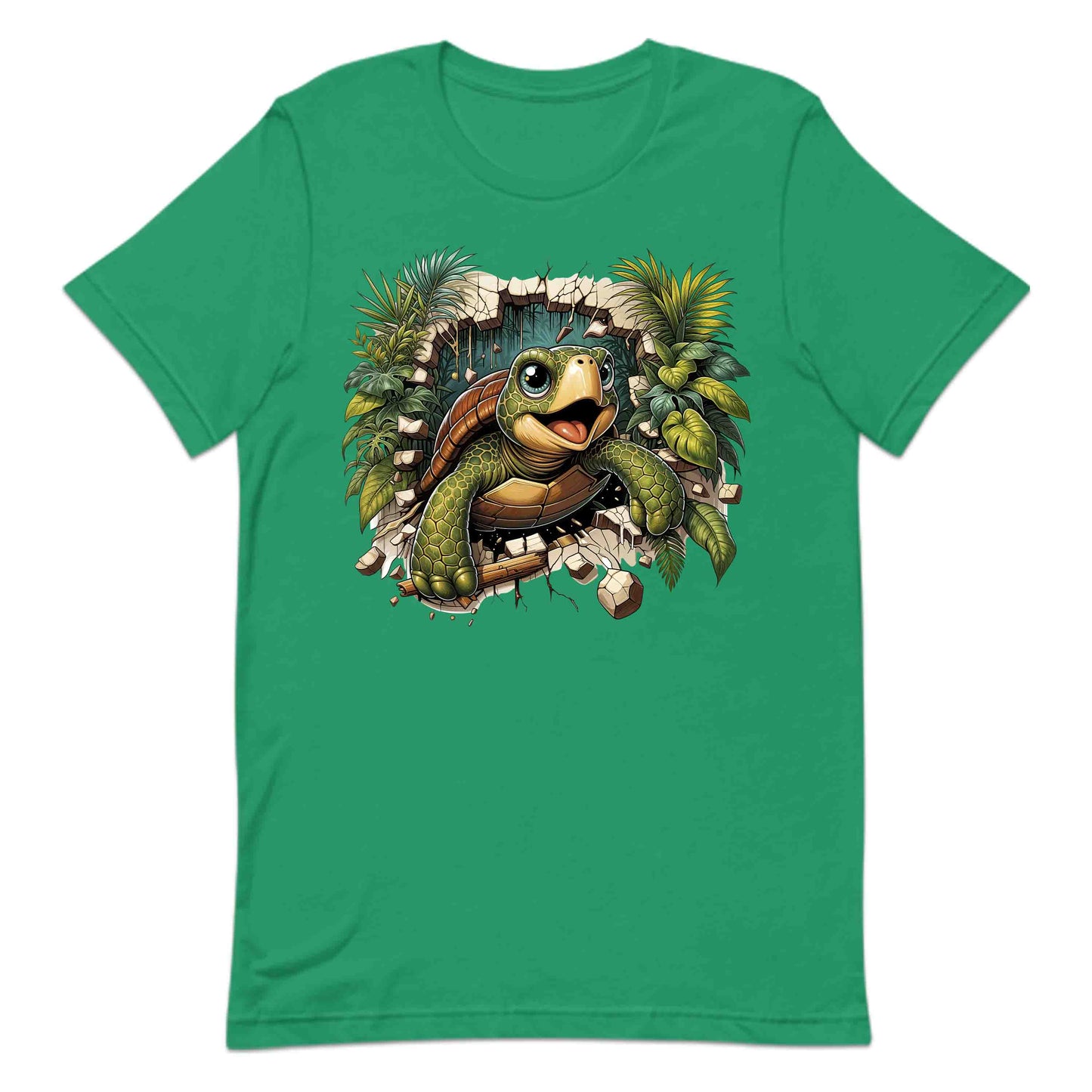 Turtle Breaking Through Wall Realistic 3D Turtle | PRODUCT CODE: TRLBKNGOCNLV