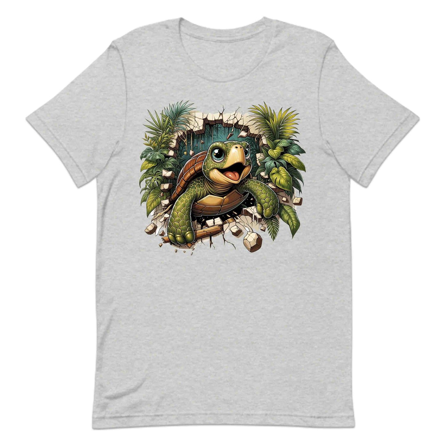 Turtle Breaking Through Wall Realistic 3D Turtle | PRODUCT CODE: TRLBKNGOCNLV
