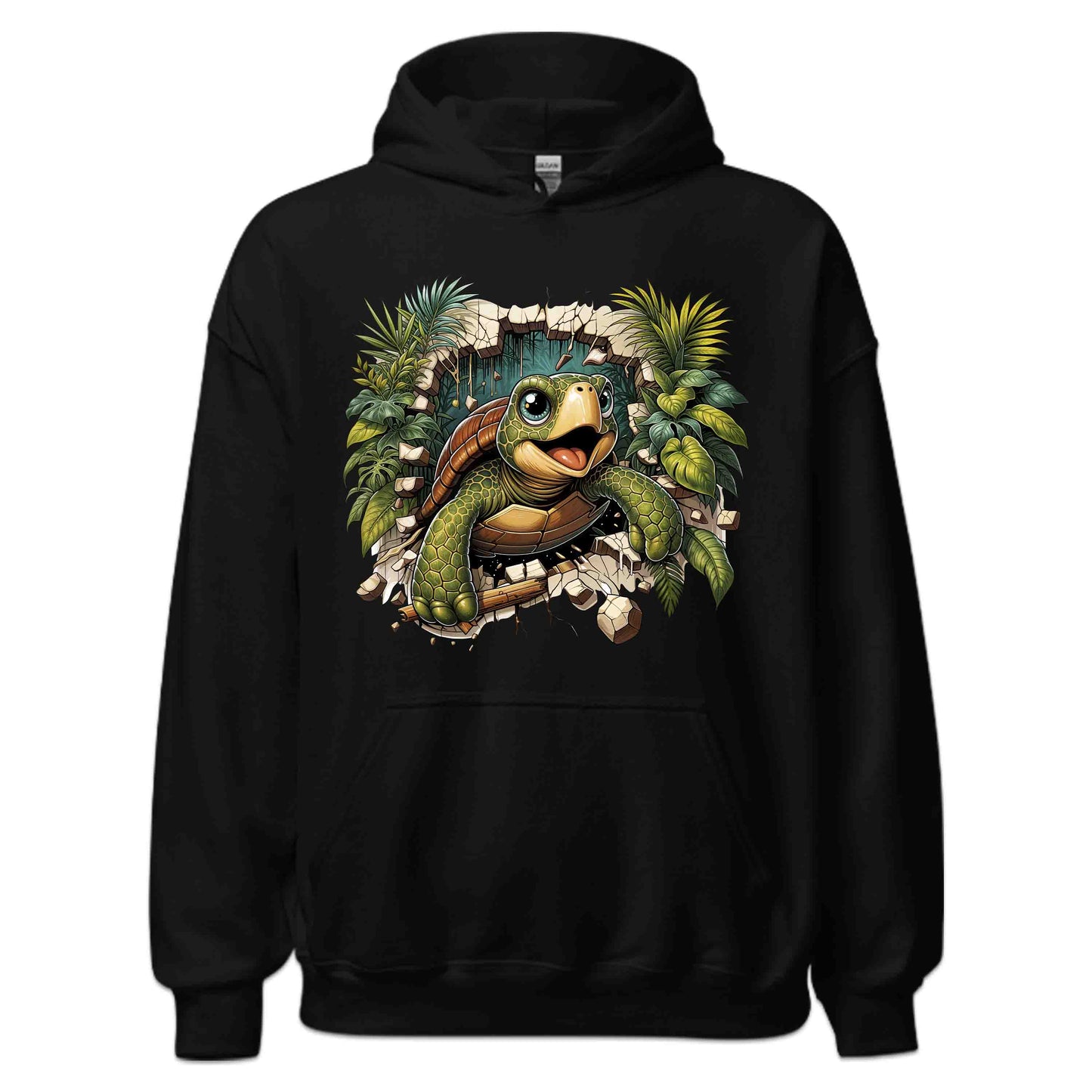 Turtle Breaking Through Wall Realistic 3D Turtle | PRODUCT CODE: TRLBKNGOCNLV