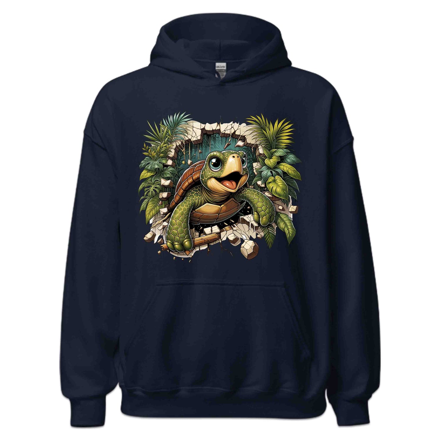Turtle Breaking Through Wall Realistic 3D Turtle | PRODUCT CODE: TRLBKNGOCNLV