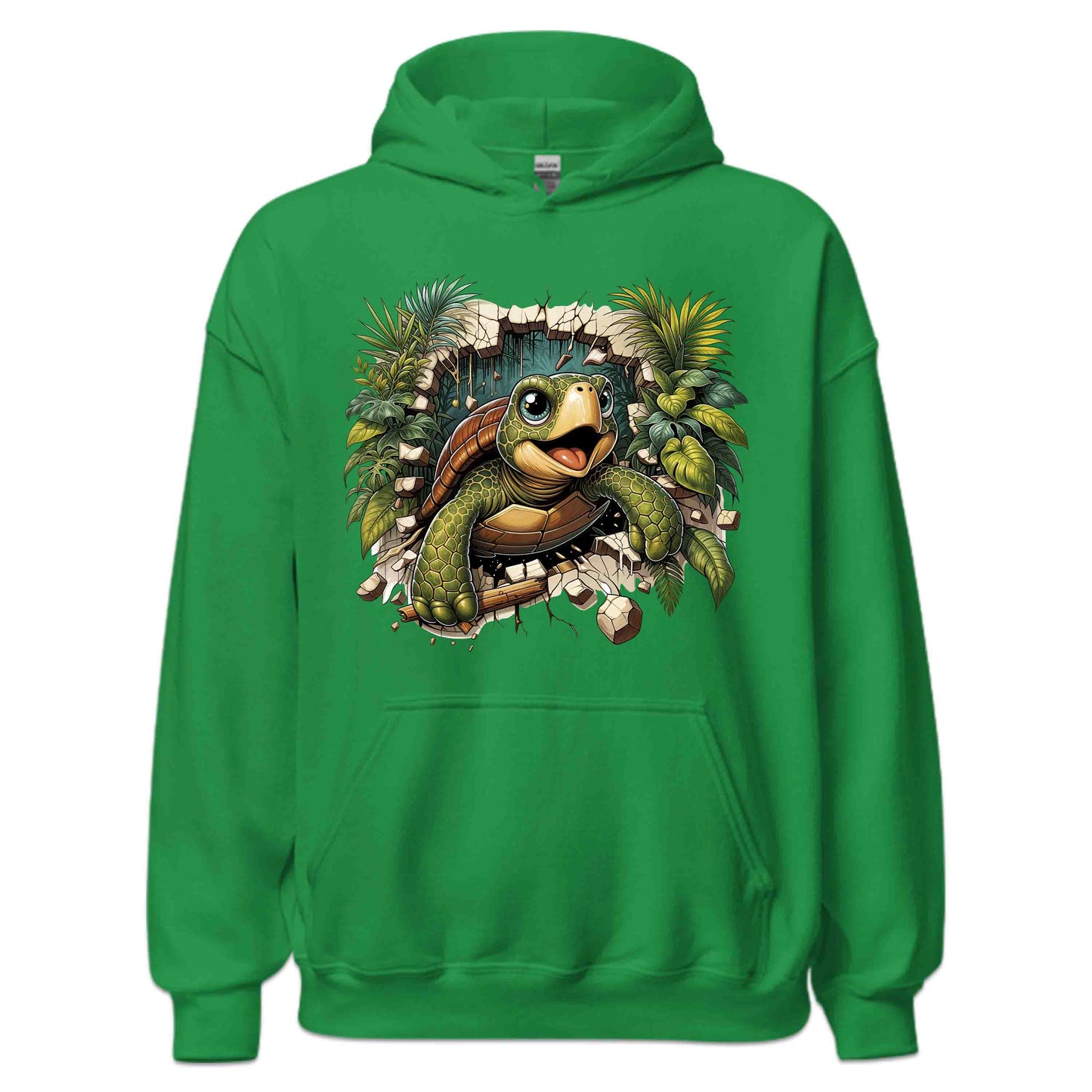 Turtle Breaking Through Wall Realistic 3D Turtle | PRODUCT CODE: TRLBKNGOCNLV