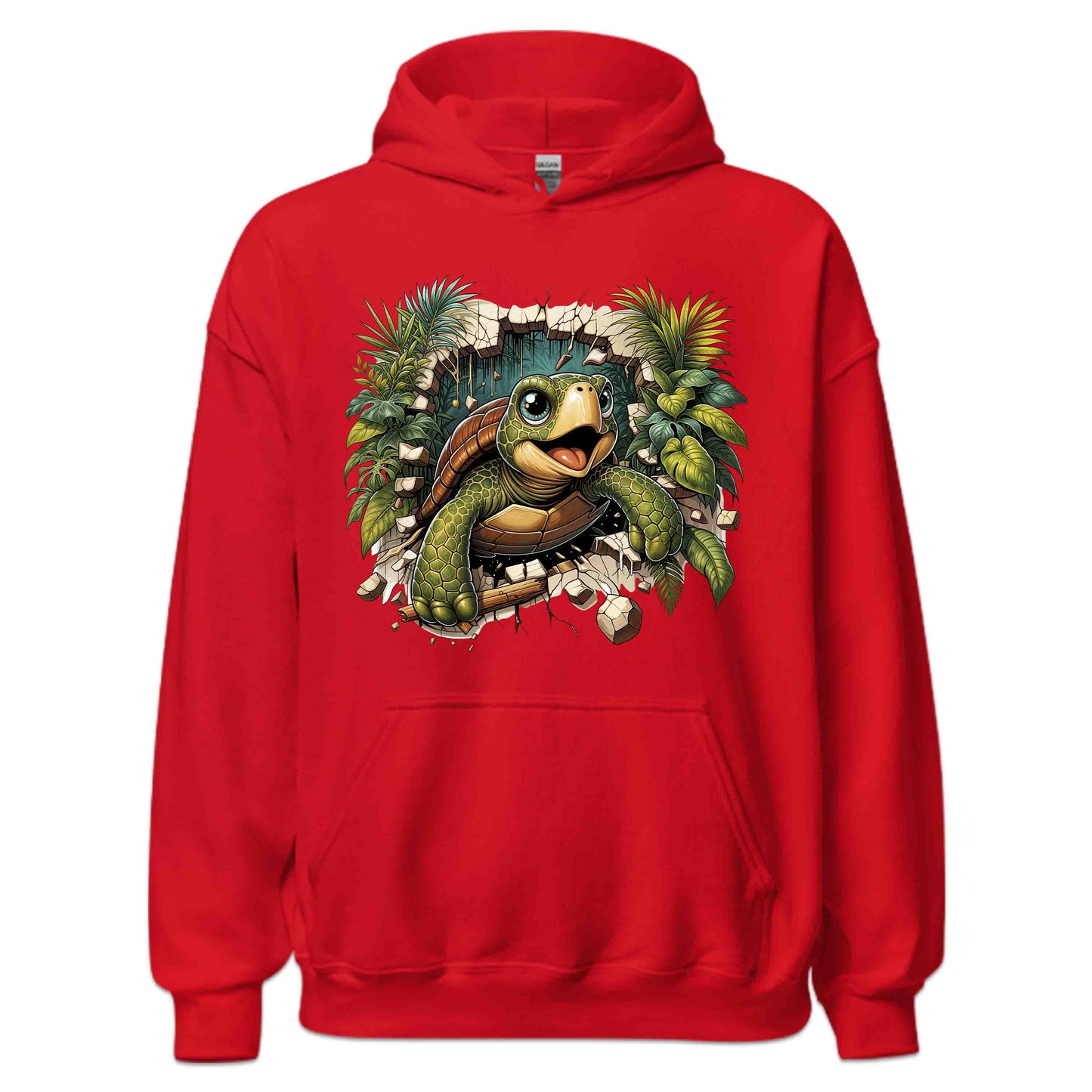 Turtle Breaking Through Wall Realistic 3D Turtle | PRODUCT CODE: TRLBKNGOCNLV
