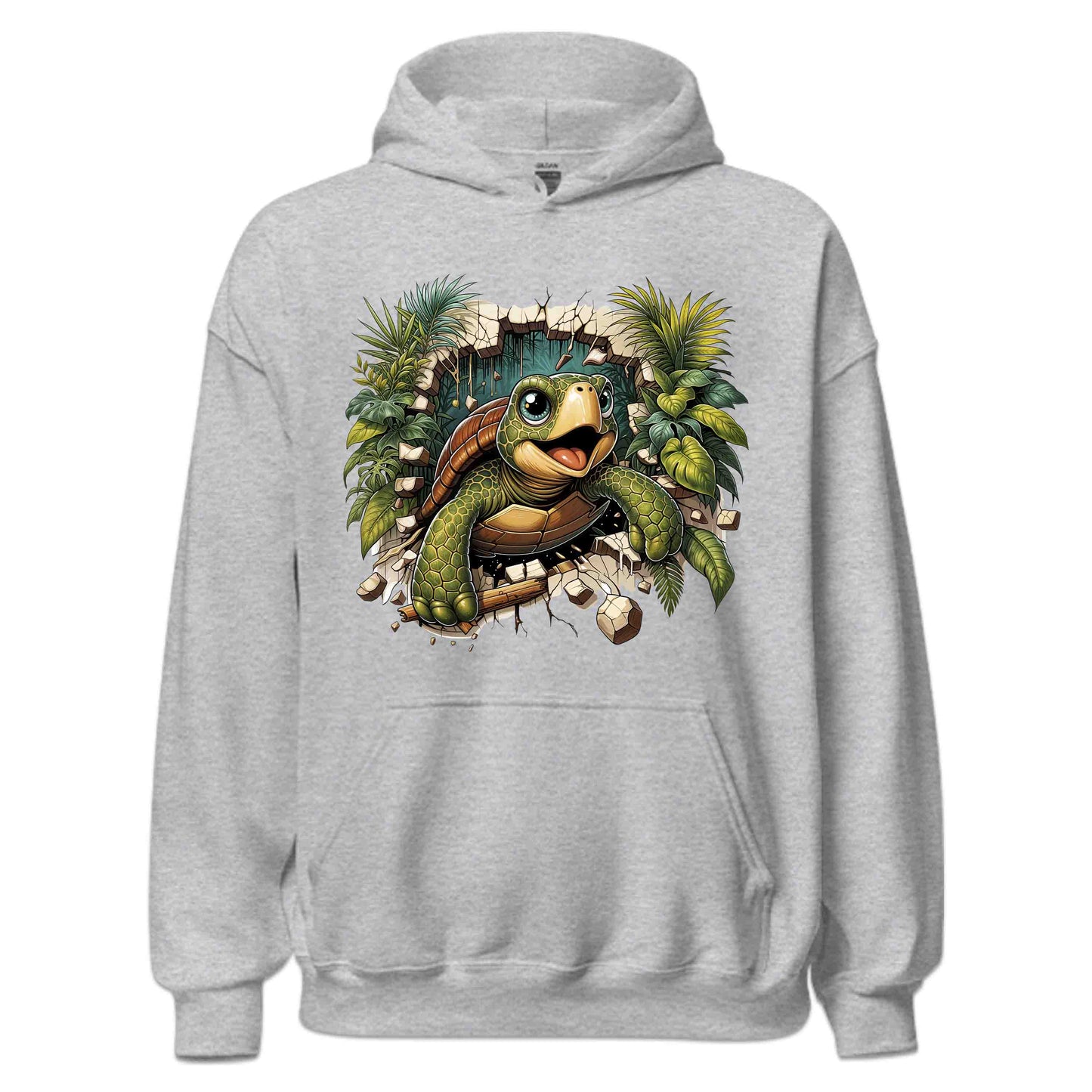 Turtle Breaking Through Wall Realistic 3D Turtle | PRODUCT CODE: TRLBKNGOCNLV