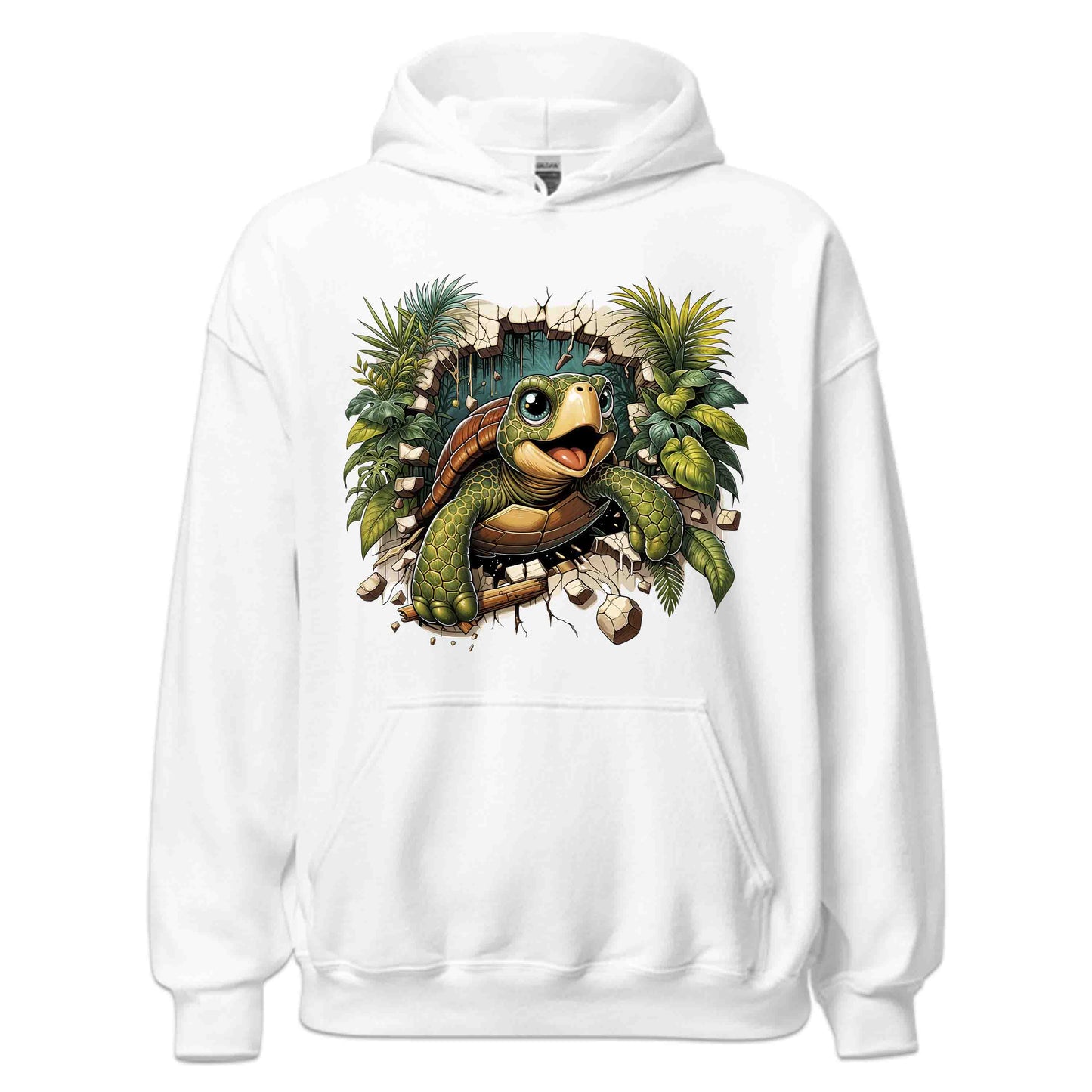 Turtle Breaking Through Wall Realistic 3D Turtle | PRODUCT CODE: TRLBKNGOCNLV