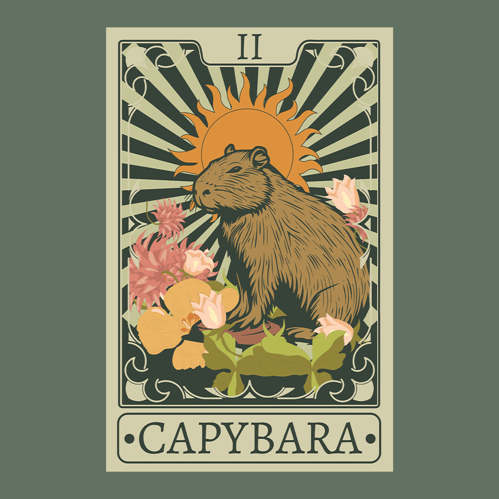 Capybara Tarot Card Mystical Animal | PRODUCT CODE: TROTCABRAP