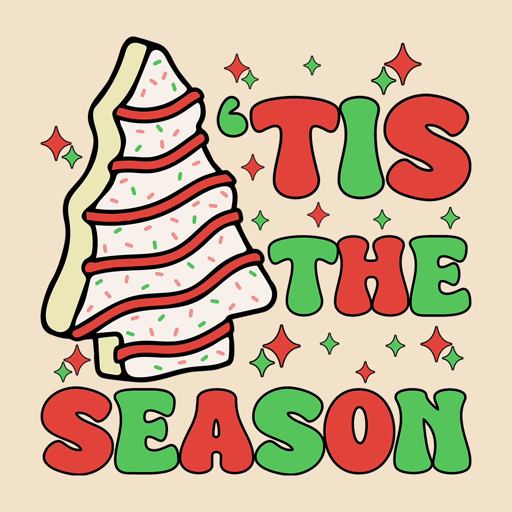 Tis The Season Christmas Tree Cake Holiday Dessert Xmas | PRODUCT CODE: TSEANOCCRMA