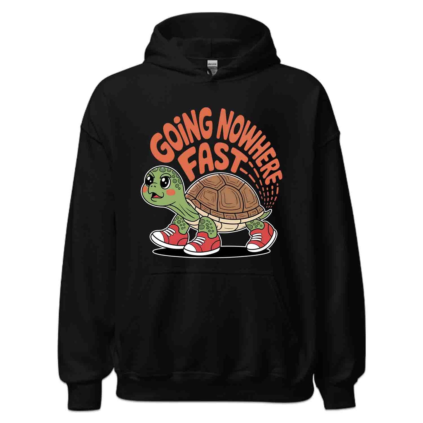 Turtle Going Nowhere Fast T-Shirt, Sneaker Tortoise Lazy Vibes Tee, Sarcastic Procrastinator Shirt | PRODUCT CODE: TSERWXVC