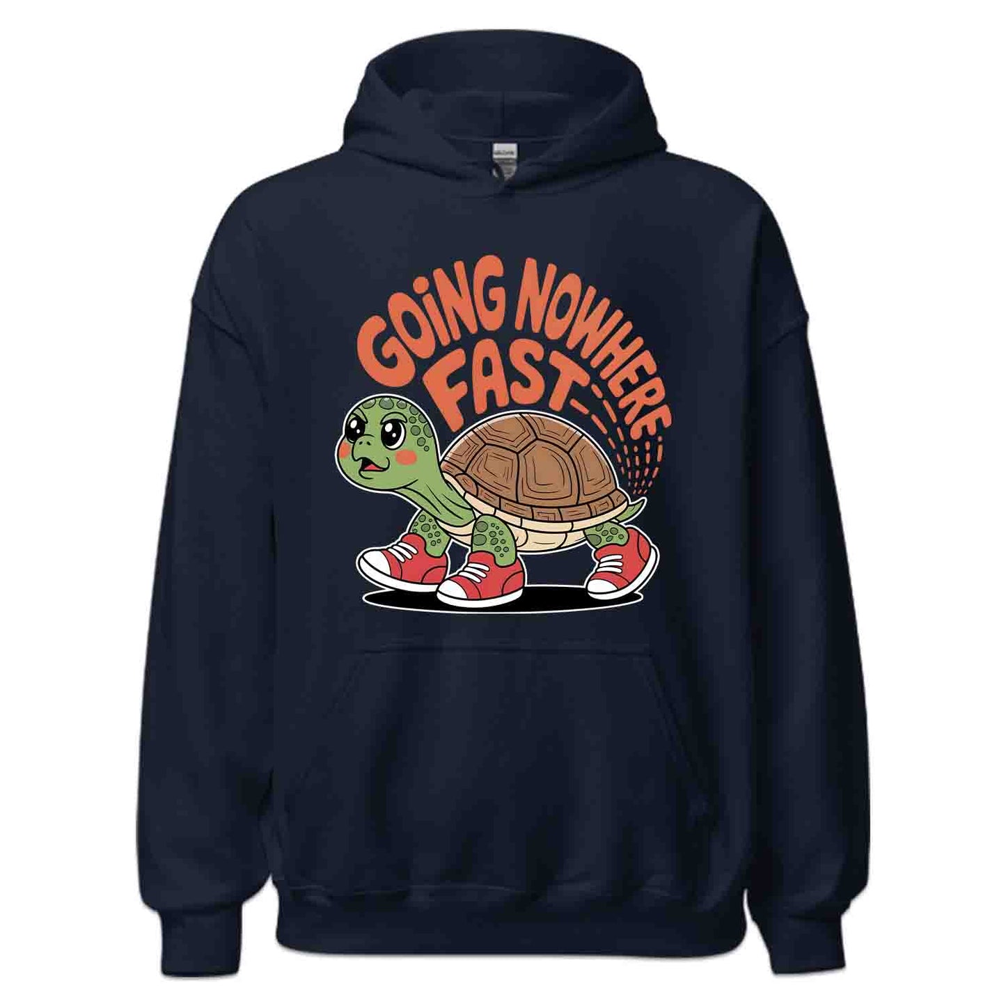 Turtle Going Nowhere Fast T-Shirt, Sneaker Tortoise Lazy Vibes Tee, Sarcastic Procrastinator Shirt | PRODUCT CODE: TSERWXVC