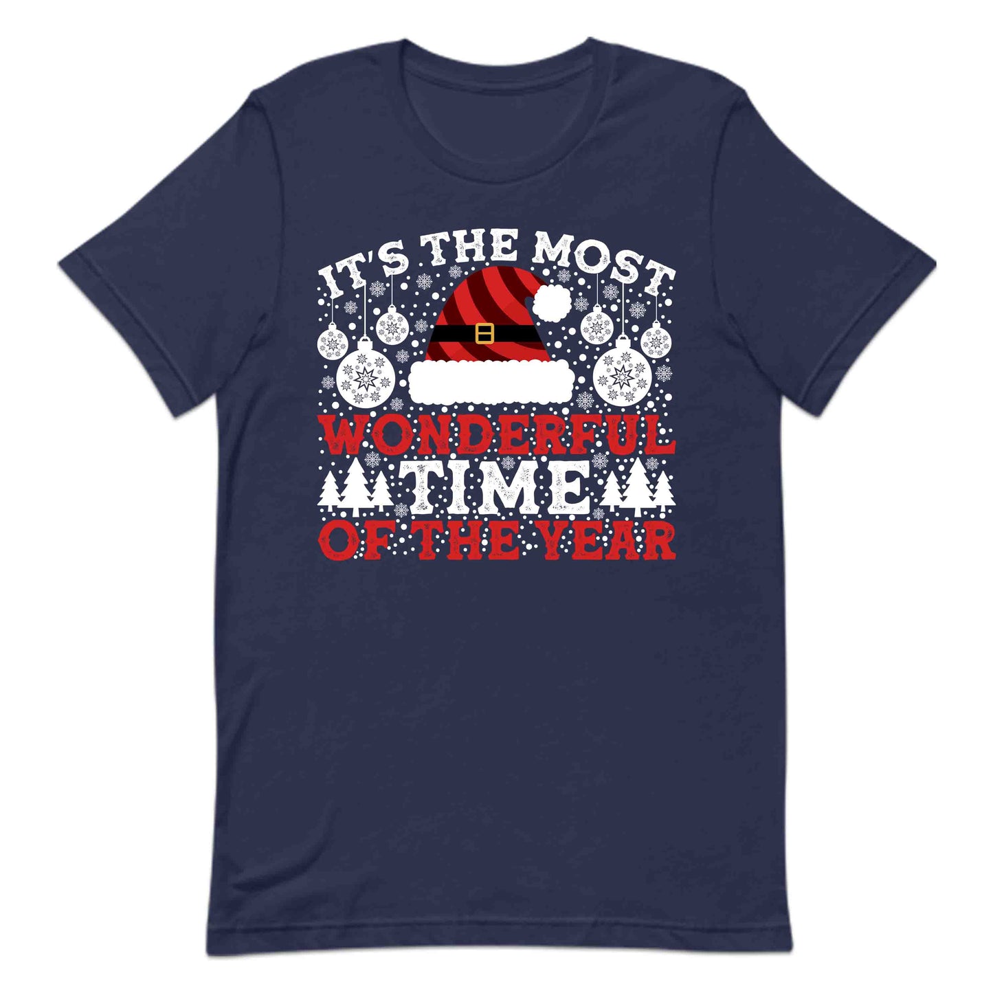 It's The Most Wonderful Time Of The Year Merry Christmas Santa Xmas | PRODUCT CODE: TSHEMOWNDFRL