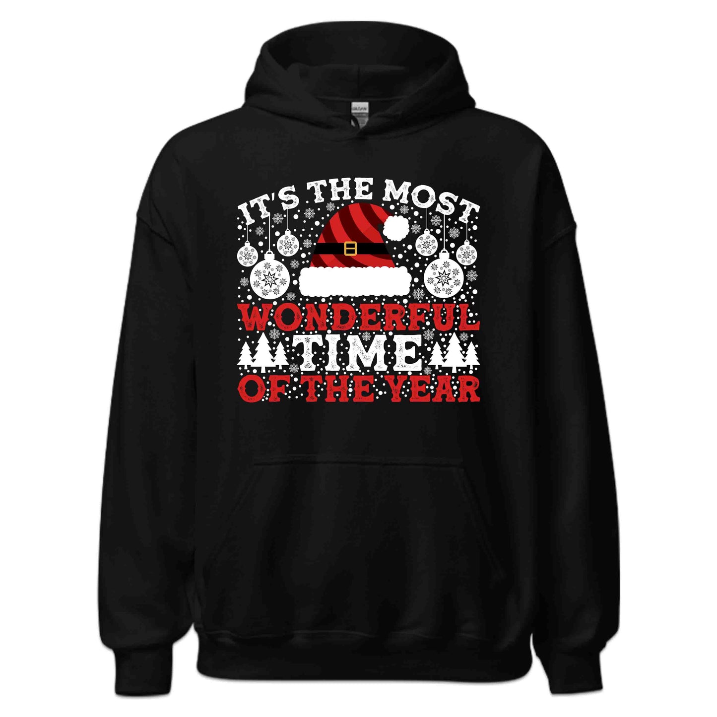 It's The Most Wonderful Time Of The Year Merry Christmas Santa Xmas | PRODUCT CODE: TSHEMOWNDFRL