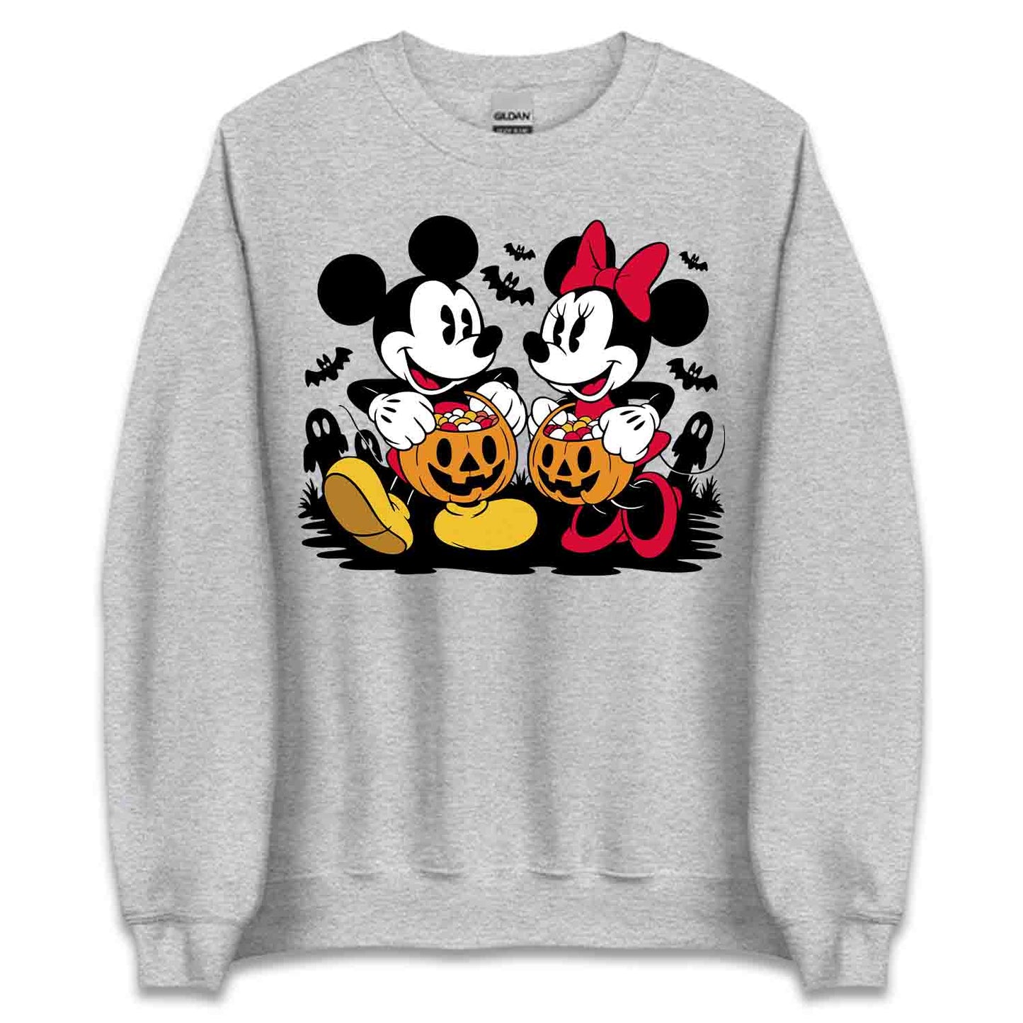 Trick-or-Treat Candy Bucket T-Shirt, Mickey & Minnie Sweatshirt, Disney Halloween Hoodie | PRODUCT CODE: TWERNVSJGD