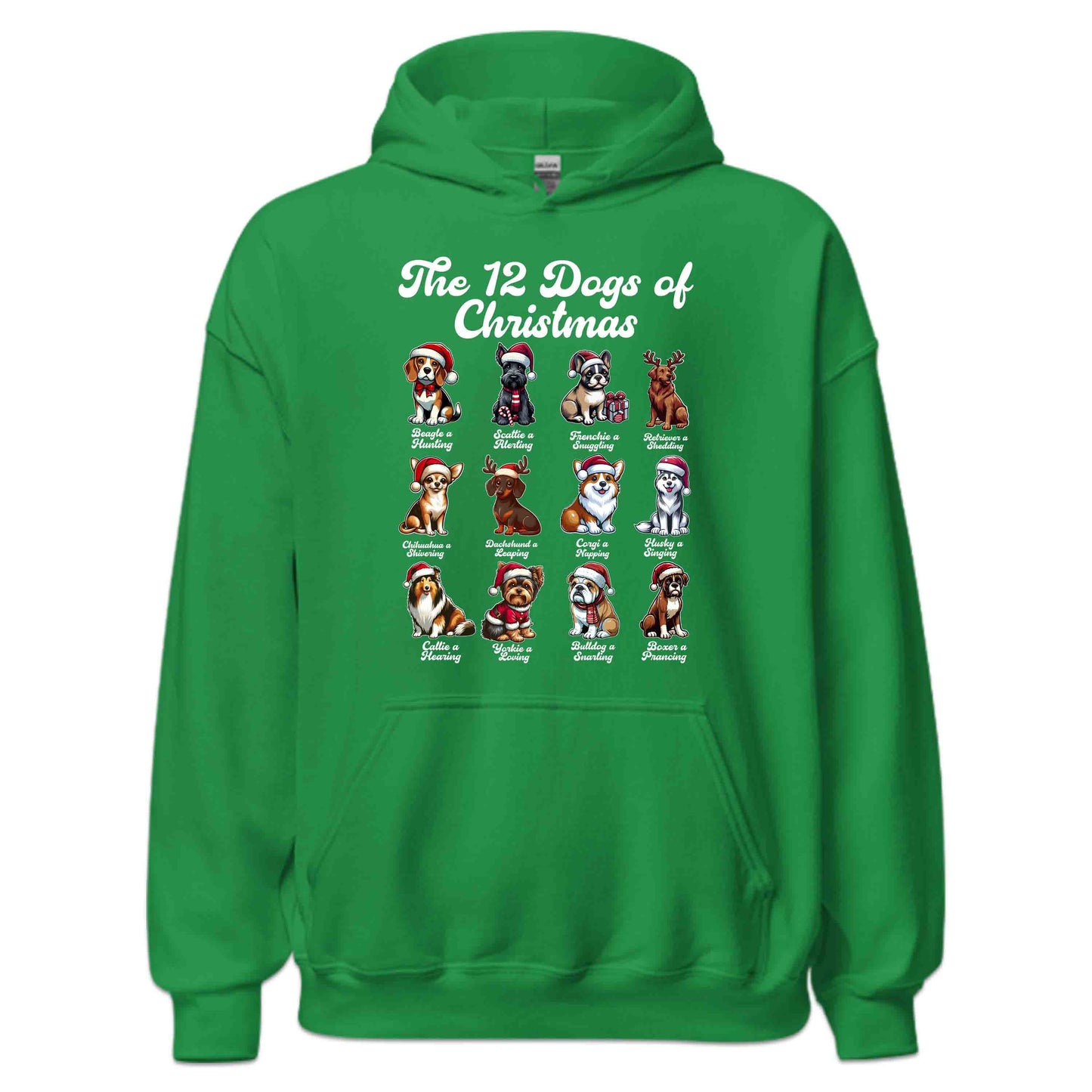 The 12 Dogs of Christmas Merry Woofmas Xmas Dog Breeds | PRODUCT CODE: TWLDGSOCHRMF