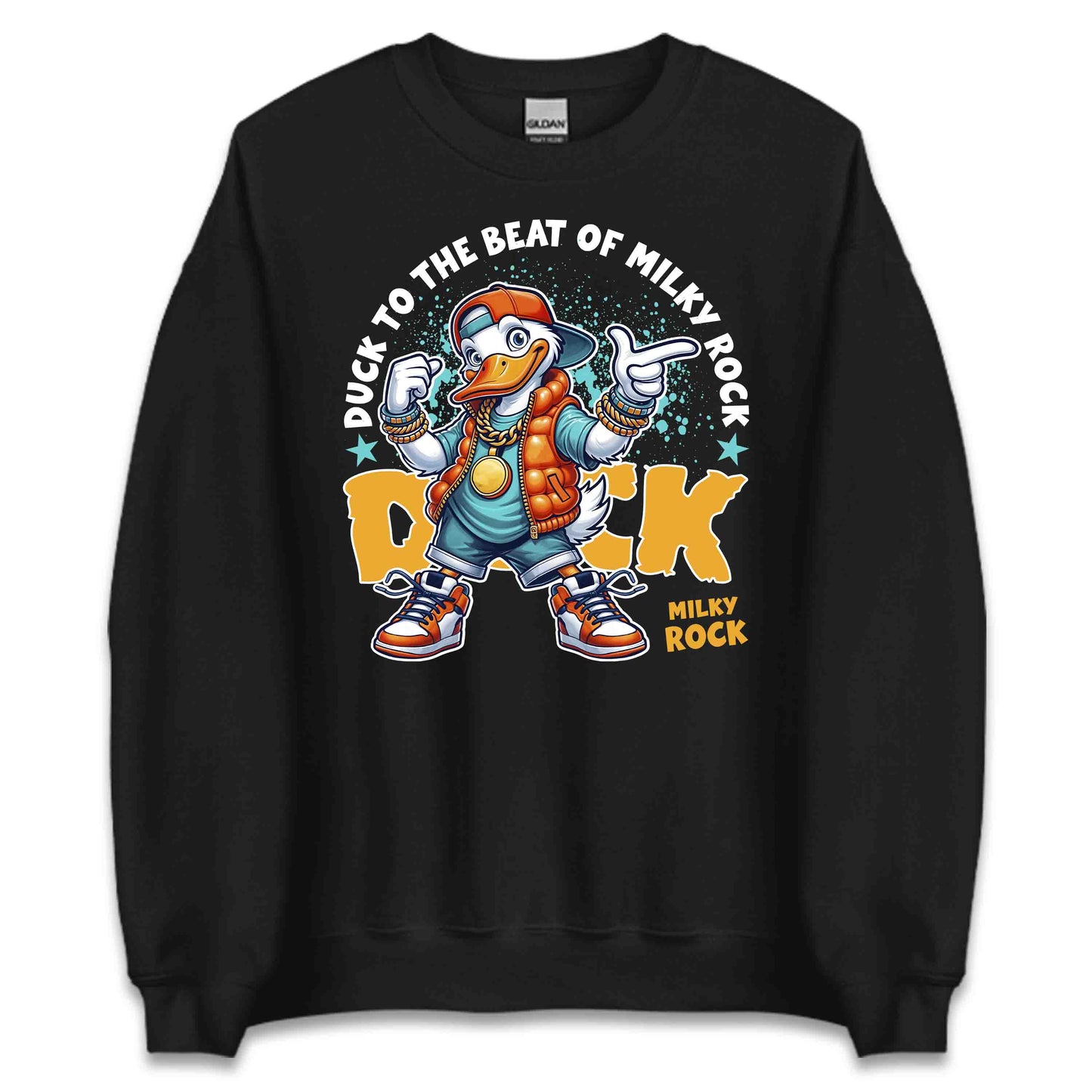 Urban Style Duck Rap-Inspired Cartoon Duck Trendy Hip-Hop Culture | PRODUCT CODE: UBNRYTLDKCPA