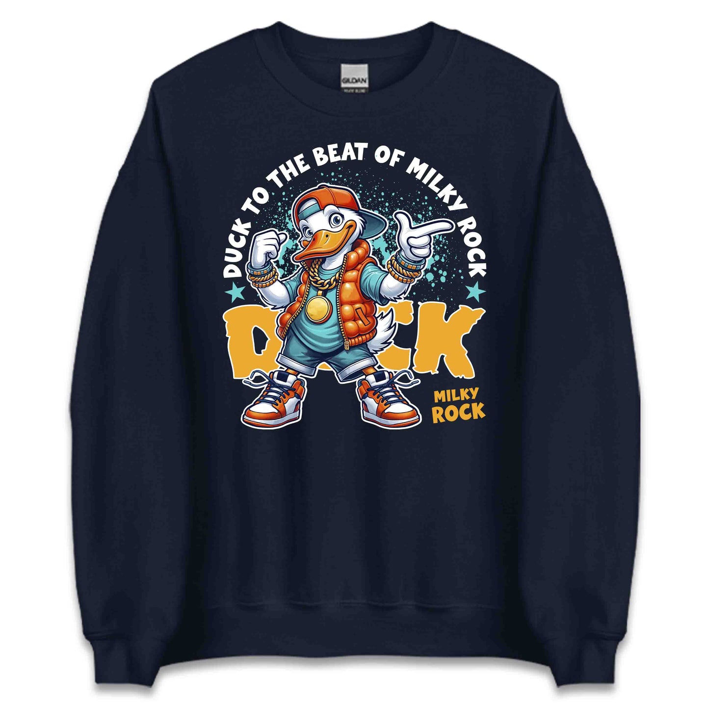 Urban Style Duck Rap-Inspired Cartoon Duck Trendy Hip-Hop Culture | PRODUCT CODE: UBNRYTLDKCPA