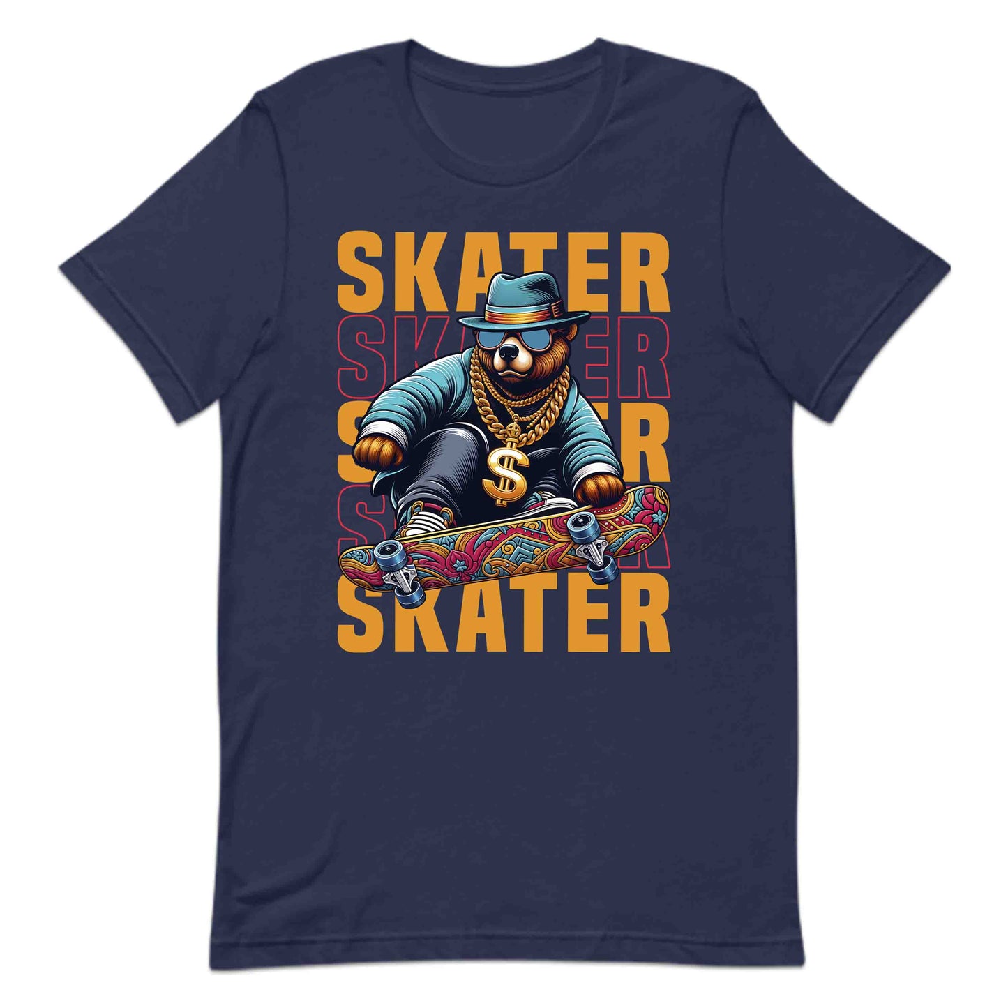 Urban Skater Bear Cool Hip-Hop Style Skateboarders Enthusiasts | PRODUCT CODE: UBRNSKETBECL