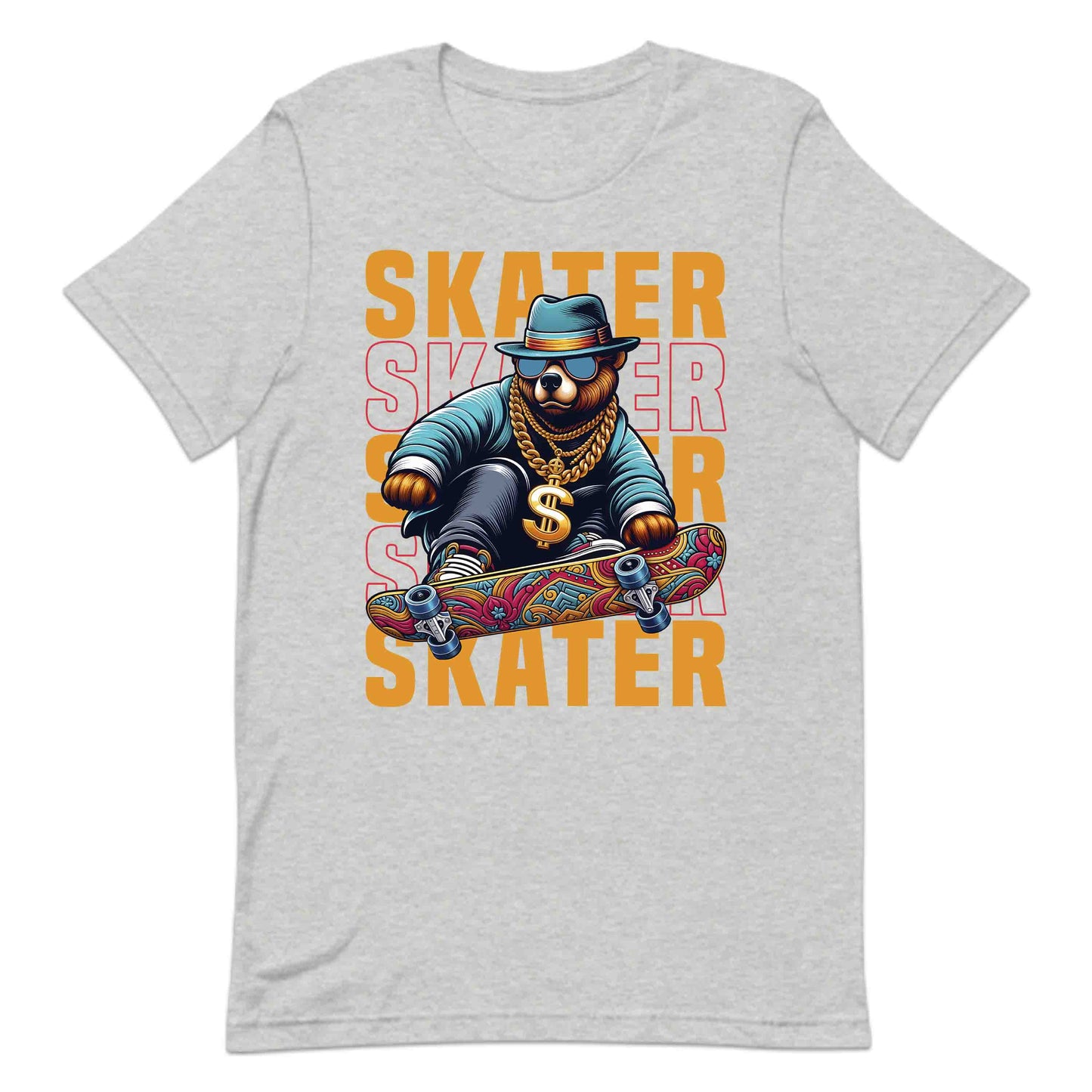 Urban Skater Bear Cool Hip-Hop Style Skateboarders Enthusiasts | PRODUCT CODE: UBRNSKETBECL
