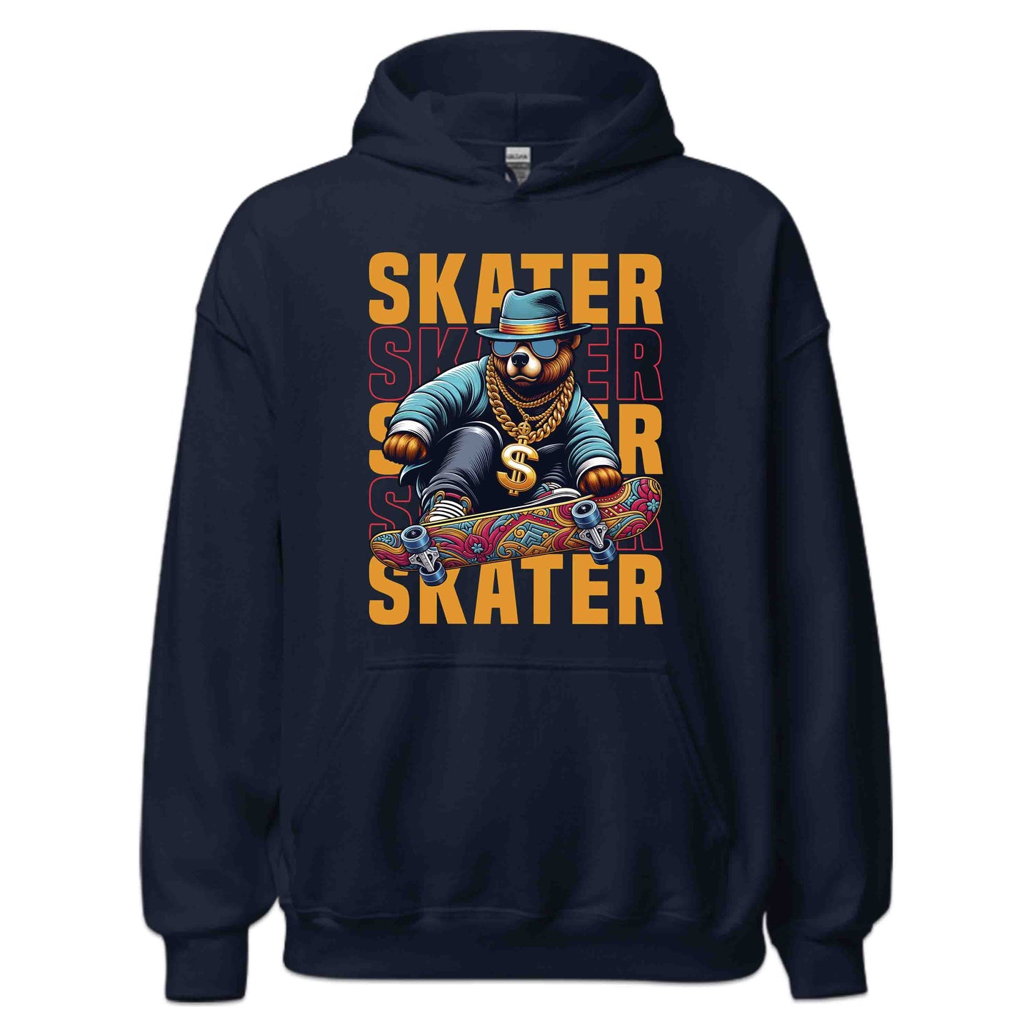Urban Skater Bear Cool Hip-Hop Style Skateboarders Enthusiasts | PRODUCT CODE: UBRNSKETBECL