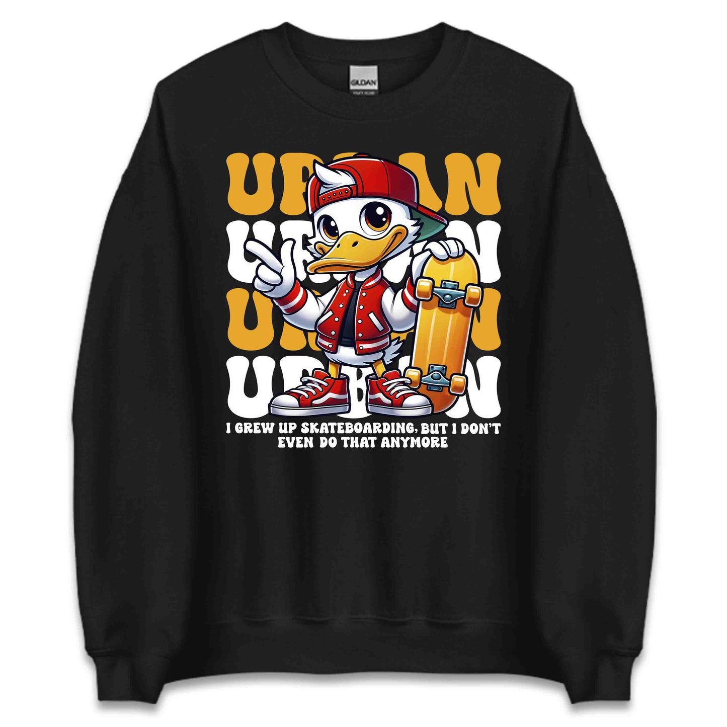 Urban Skater Duck Enthusiasts Cartoon Duck Streetwear | PRODUCT CODE: UBRSKTRENDK