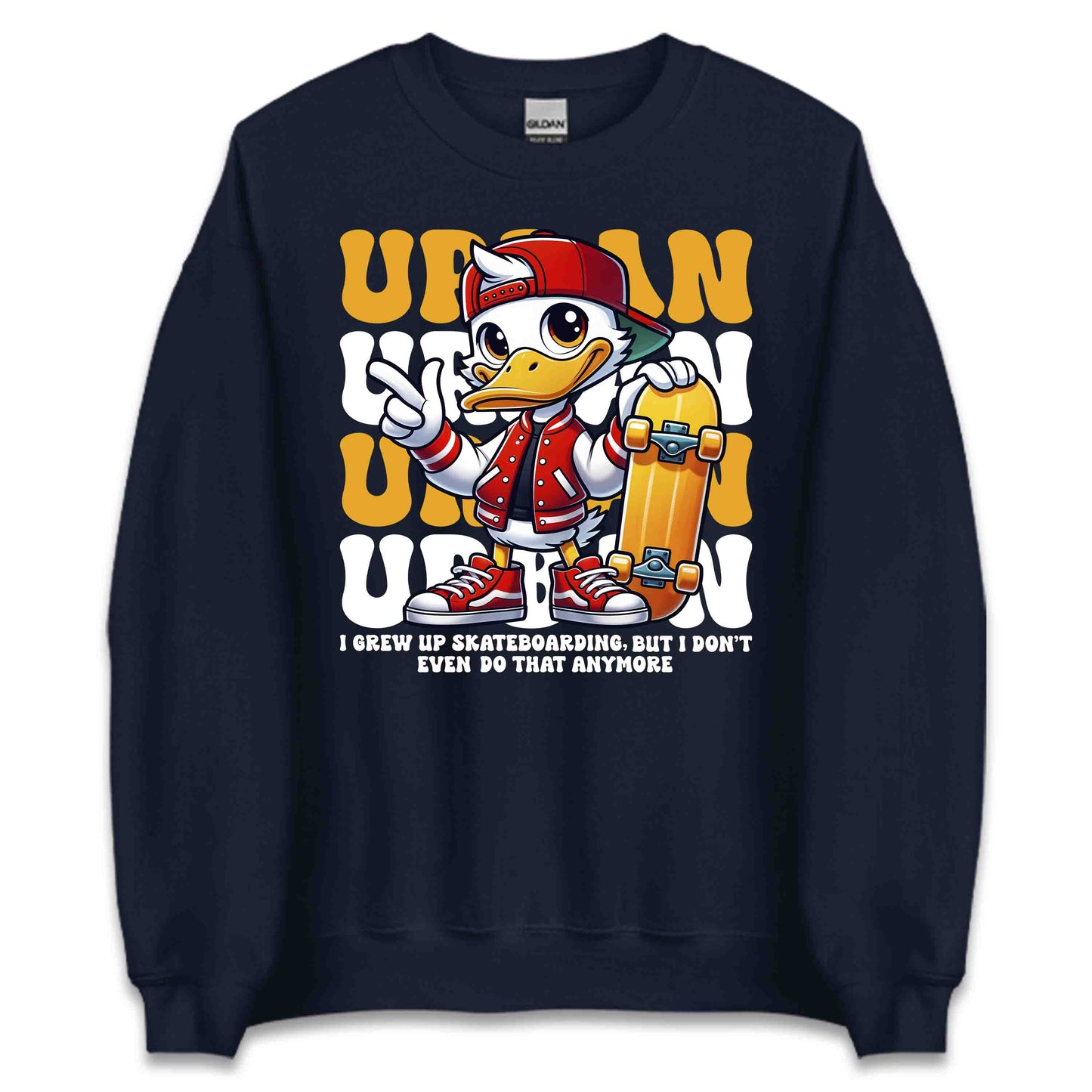 Urban Skater Duck Enthusiasts Cartoon Duck Streetwear | PRODUCT CODE: UBRSKTRENDK