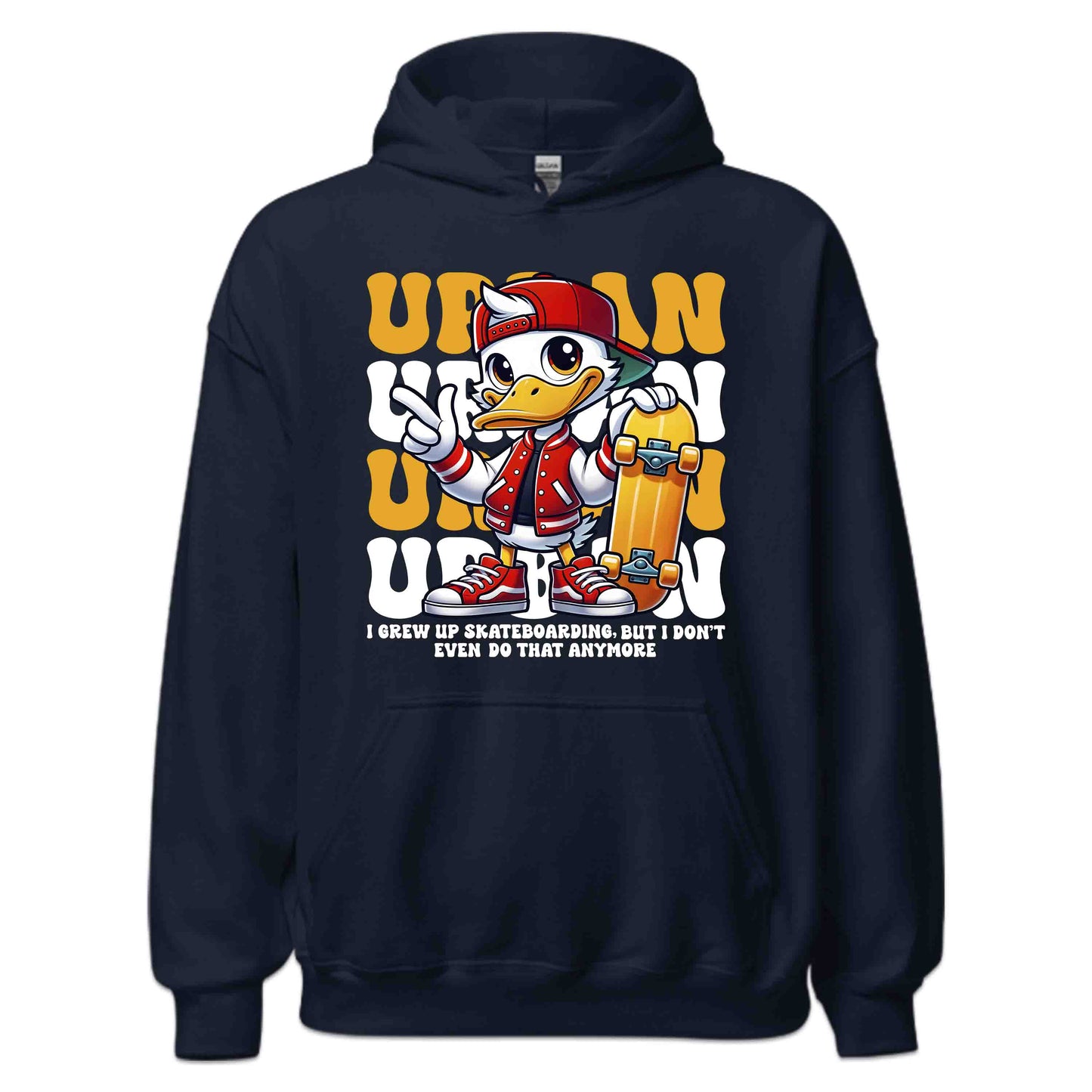 Urban Skater Duck Enthusiasts Cartoon Duck Streetwear | PRODUCT CODE: UBRSKTRENDK