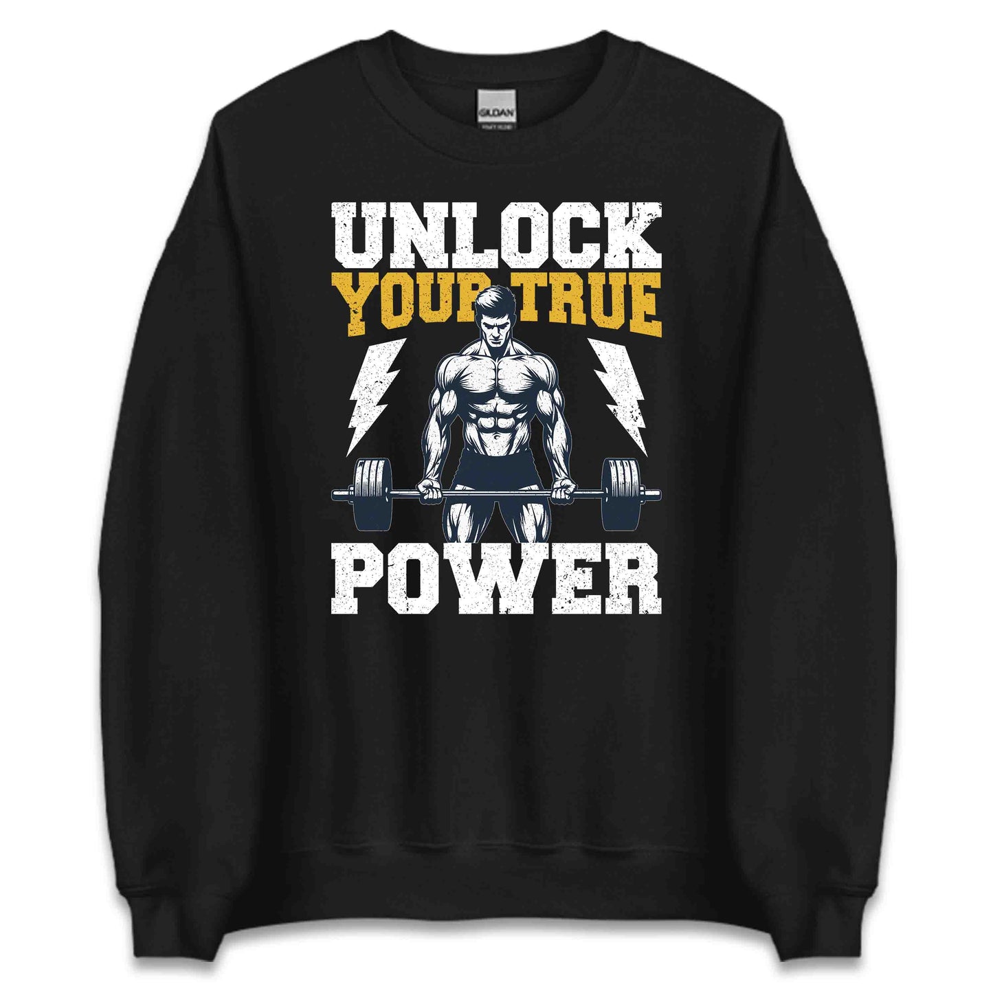 Unlock Your True Power Gym Bodybuilding Champs | PRODUCT CODE: ULKNOUTRPWMB