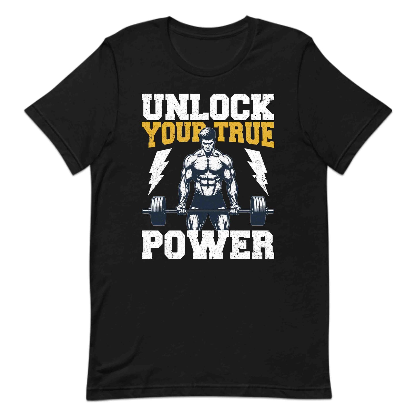 Unlock Your True Power Gym Bodybuilding Champs | PRODUCT CODE: ULKNOUTRPWMB