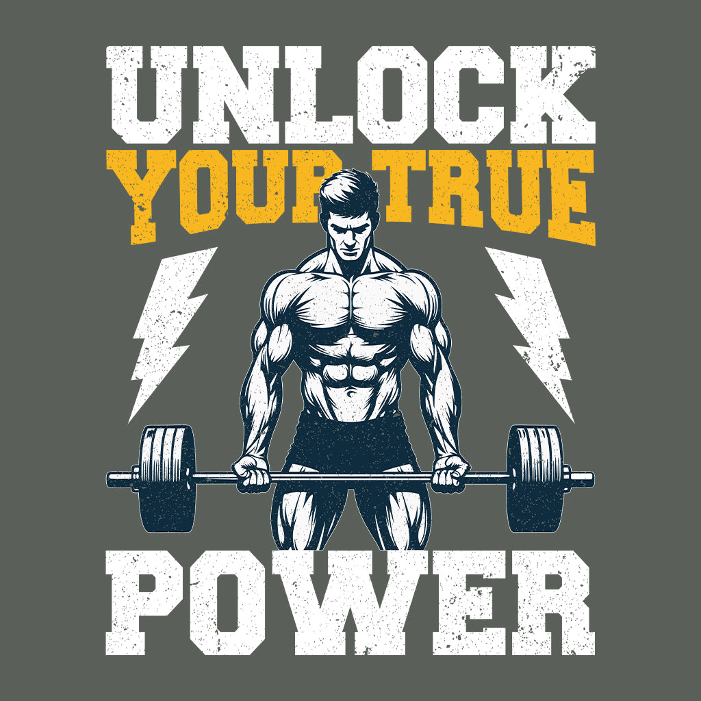 Unlock Your True Power Gym Bodybuilding Champs | PRODUCT CODE: ULKNOUTRPWMB