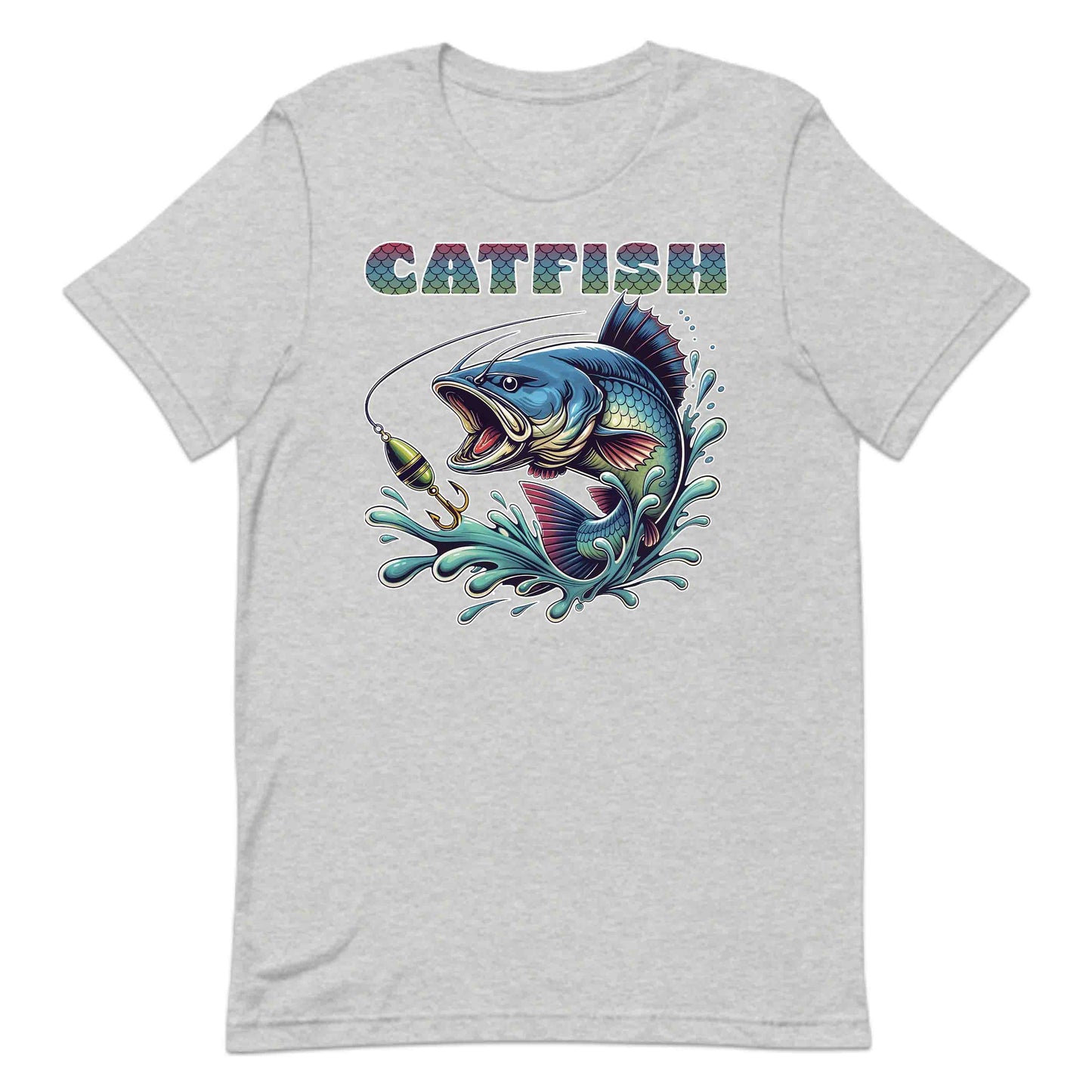 Vibrant Artistic Catfish River Fishing Lover's | PRODUCT CODE: VBRNARTSCFSA