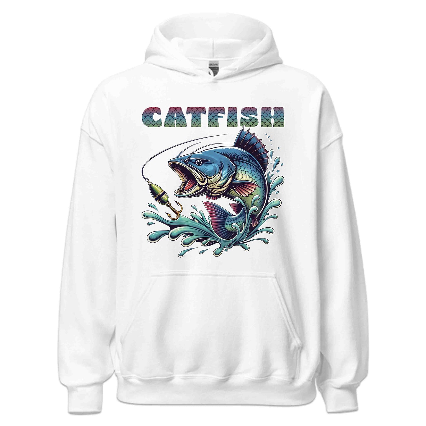 Vibrant Artistic Catfish River Fishing Lover's | PRODUCT CODE: VBRNARTSCFSA
