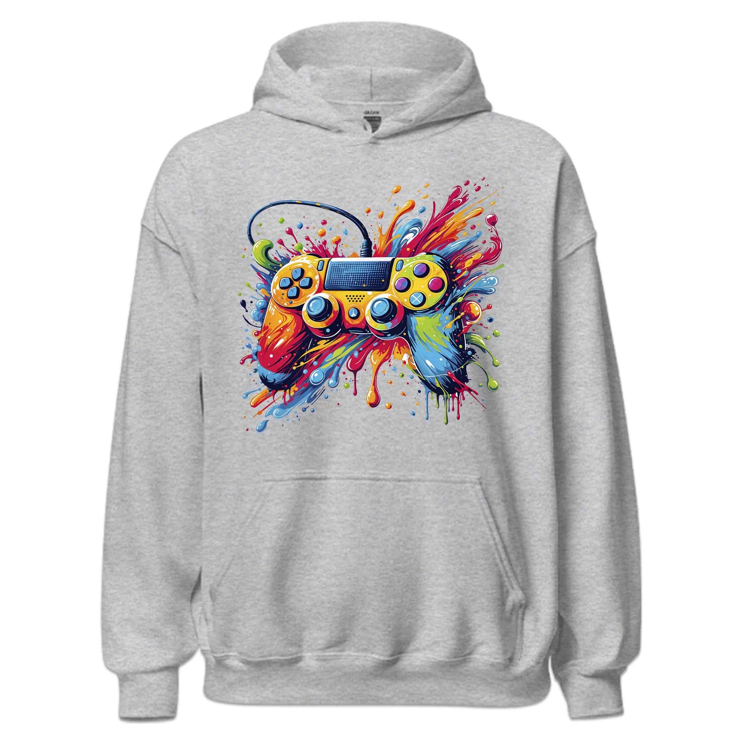 Vibrant Splatter Gaming Controller Gamers & Streamers | PRODUCT CODE: VBRNTGMACNO