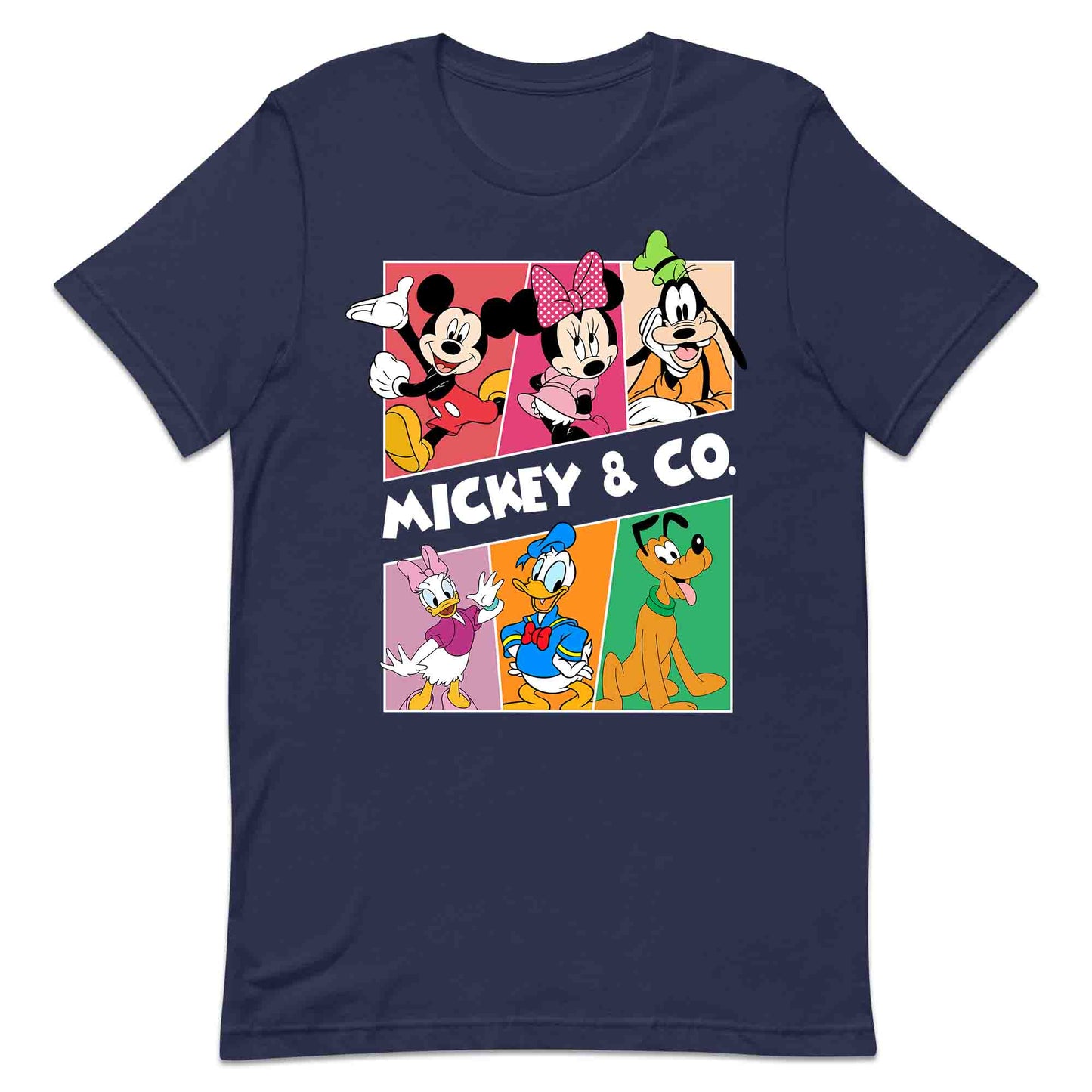 Vintage Mickey & Friends T-Shirt | Retro Disney Jumper | Classic Minnie, Donald, Goofy & Pluto Hoodie | PRODUCT CODE: VHQWTISBAKC