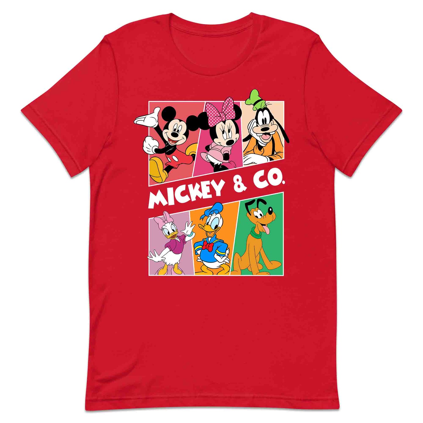 Vintage Mickey & Friends T-Shirt | Retro Disney Jumper | Classic Minnie, Donald, Goofy & Pluto Hoodie | PRODUCT CODE: VHQWTISBAKC