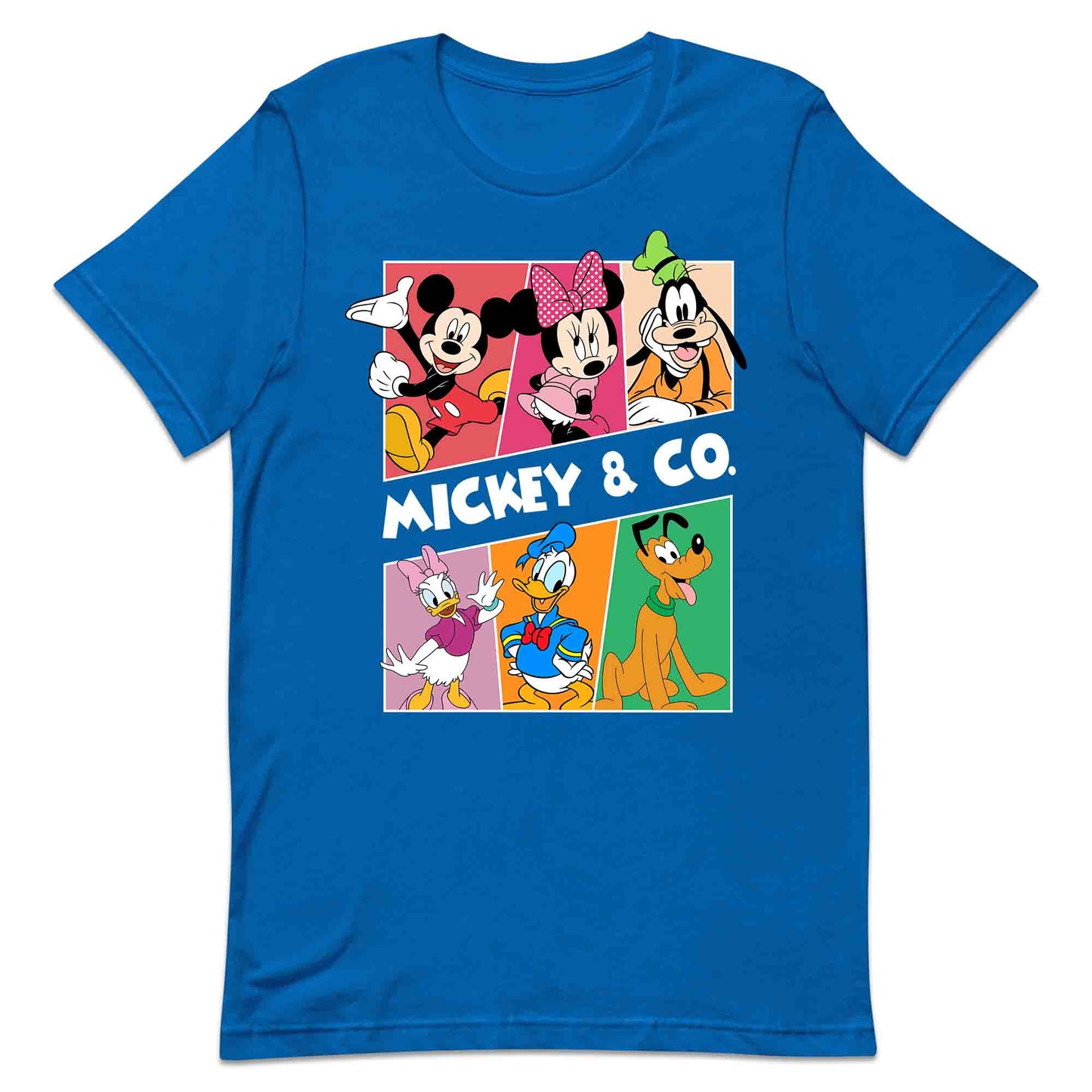 Vintage Mickey & Friends T-Shirt | Retro Disney Jumper | Classic Minnie, Donald, Goofy & Pluto Hoodie | PRODUCT CODE: VHQWTISBAKC
