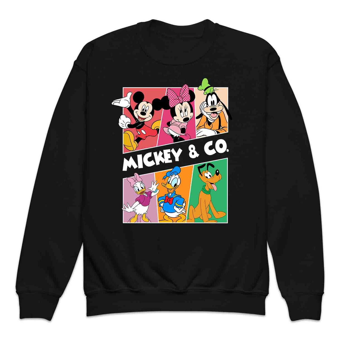Vintage Mickey & Friends Kids T-Shirt | Retro Disney Kids Jumper | Classic Minnie, Donald, Goofy & Pluto Hoodie | PRODUCT CODE: VHQWTISBAKC