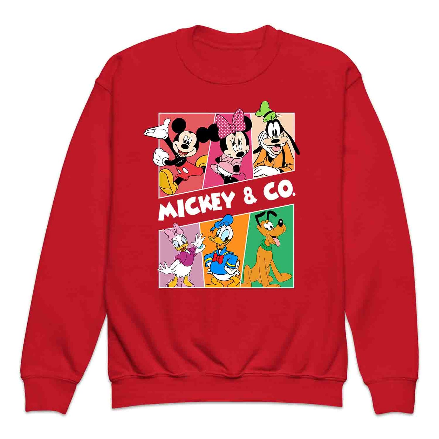 Vintage Mickey & Friends Kids T-Shirt | Retro Disney Kids Jumper | Classic Minnie, Donald, Goofy & Pluto Hoodie | PRODUCT CODE: VHQWTISBAKC