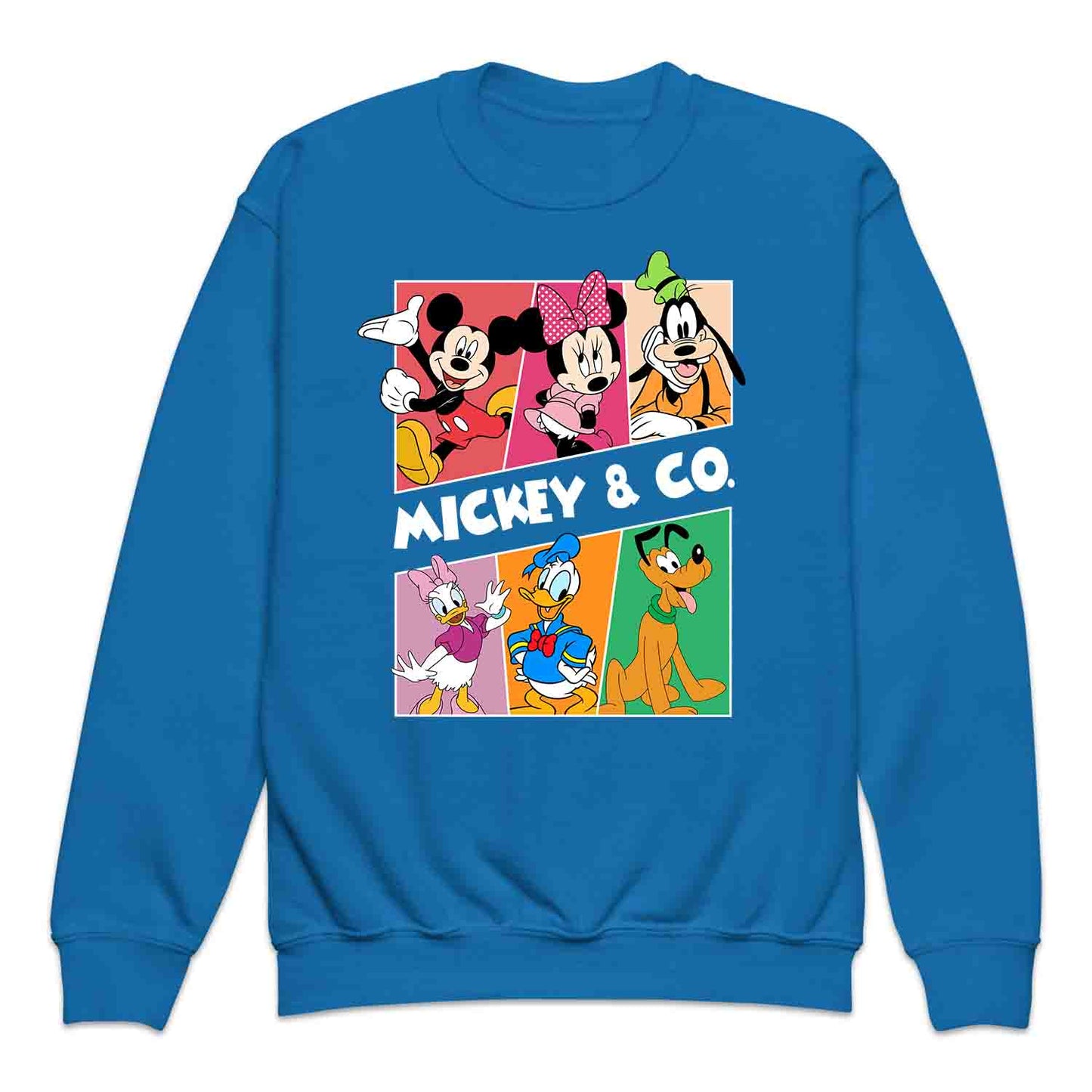 Vintage Mickey & Friends Kids T-Shirt | Retro Disney Kids Jumper | Classic Minnie, Donald, Goofy & Pluto Hoodie | PRODUCT CODE: VHQWTISBAKC