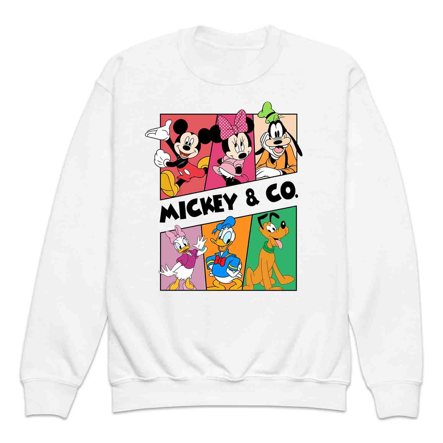 Vintage Mickey & Friends Kids T-Shirt | Retro Disney Kids Jumper | Classic Minnie, Donald, Goofy & Pluto Hoodie | PRODUCT CODE: VHQWTISBAKC