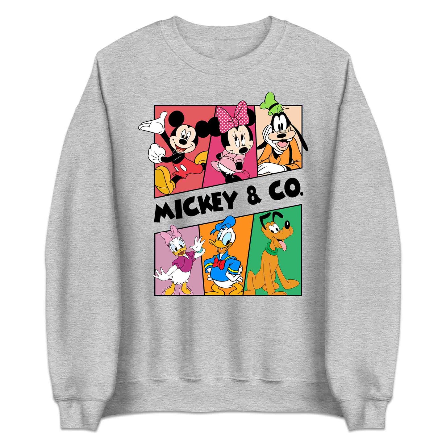 Vintage Mickey & Friends T-Shirt | Retro Disney Jumper | Classic Minnie, Donald, Goofy & Pluto Hoodie | PRODUCT CODE: VHQWTISBAKC