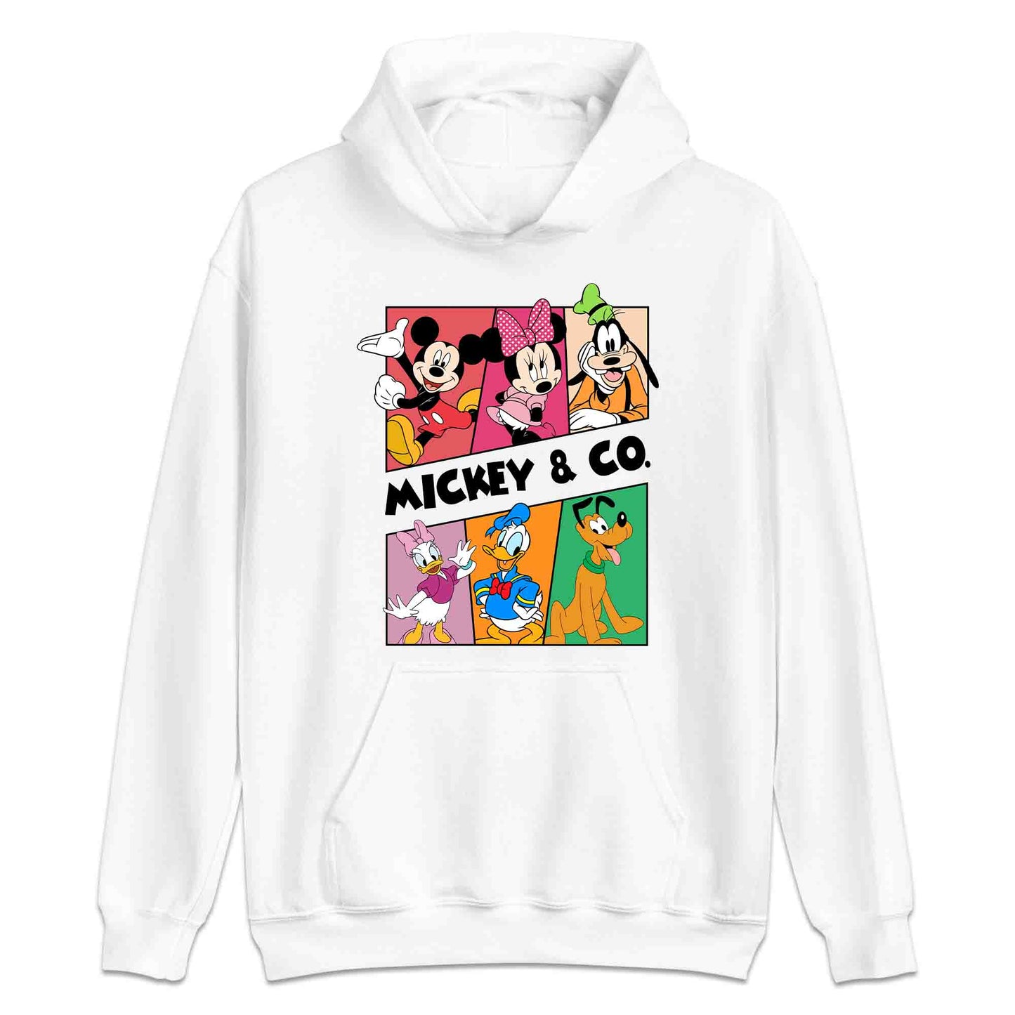 Vintage Mickey & Friends T-Shirt | Retro Disney Jumper | Classic Minnie, Donald, Goofy & Pluto Hoodie | PRODUCT CODE: VHQWTISBAKC