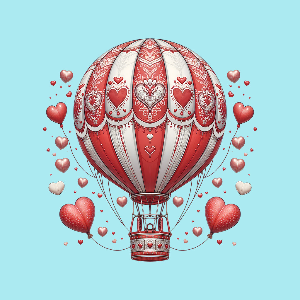 Valentine’s Day Hot Air Balloon Romantic Hearts | PRODUCT CODE: VLNTDYHTORBKL