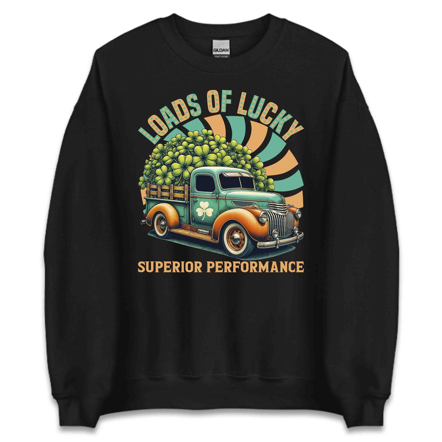 Vintage Clover Truck Retro Irish Charm Green Shamrock | PRODUCT CODE: VNGHERCLOVTU