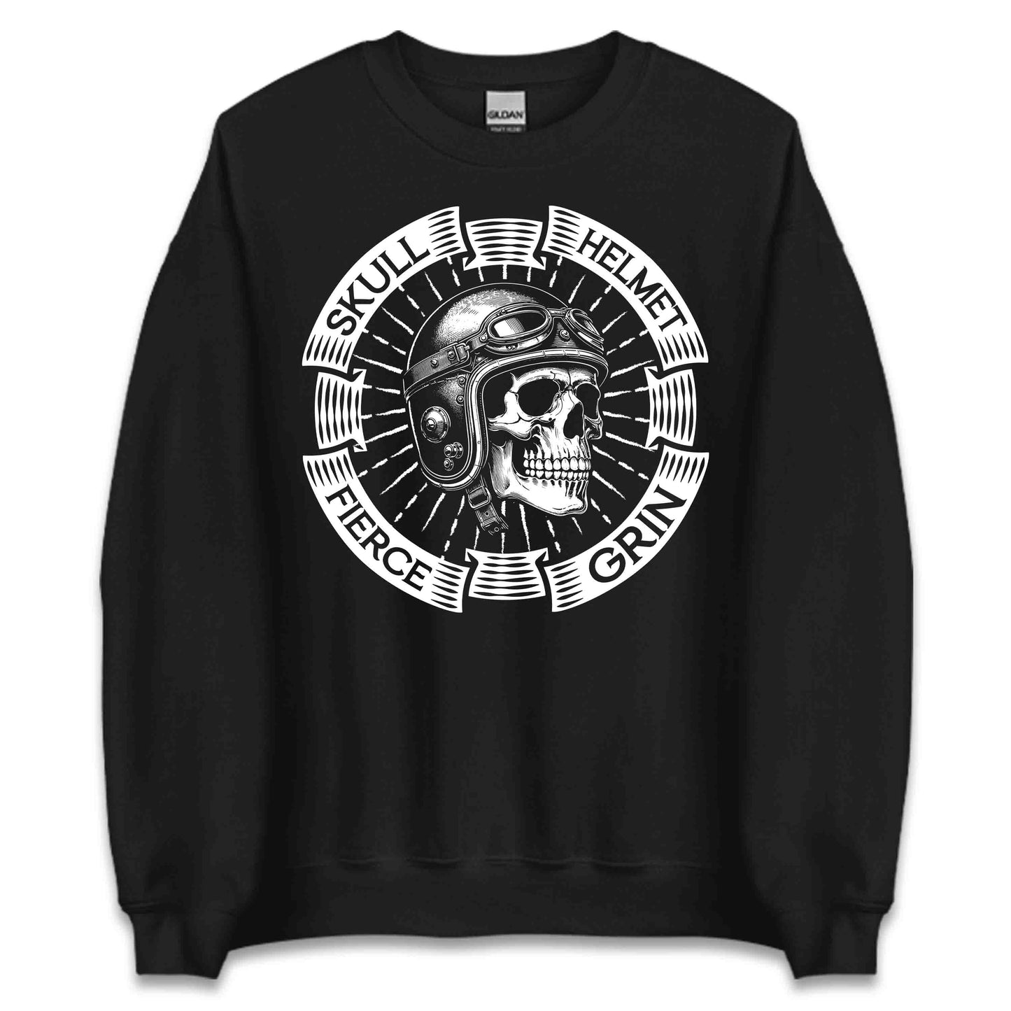 Vintage Biker Skull Helmet Retro Skeleton Motorcycle Enthusiasts | PRODUCT CODE: VNGTSJLUHMTER