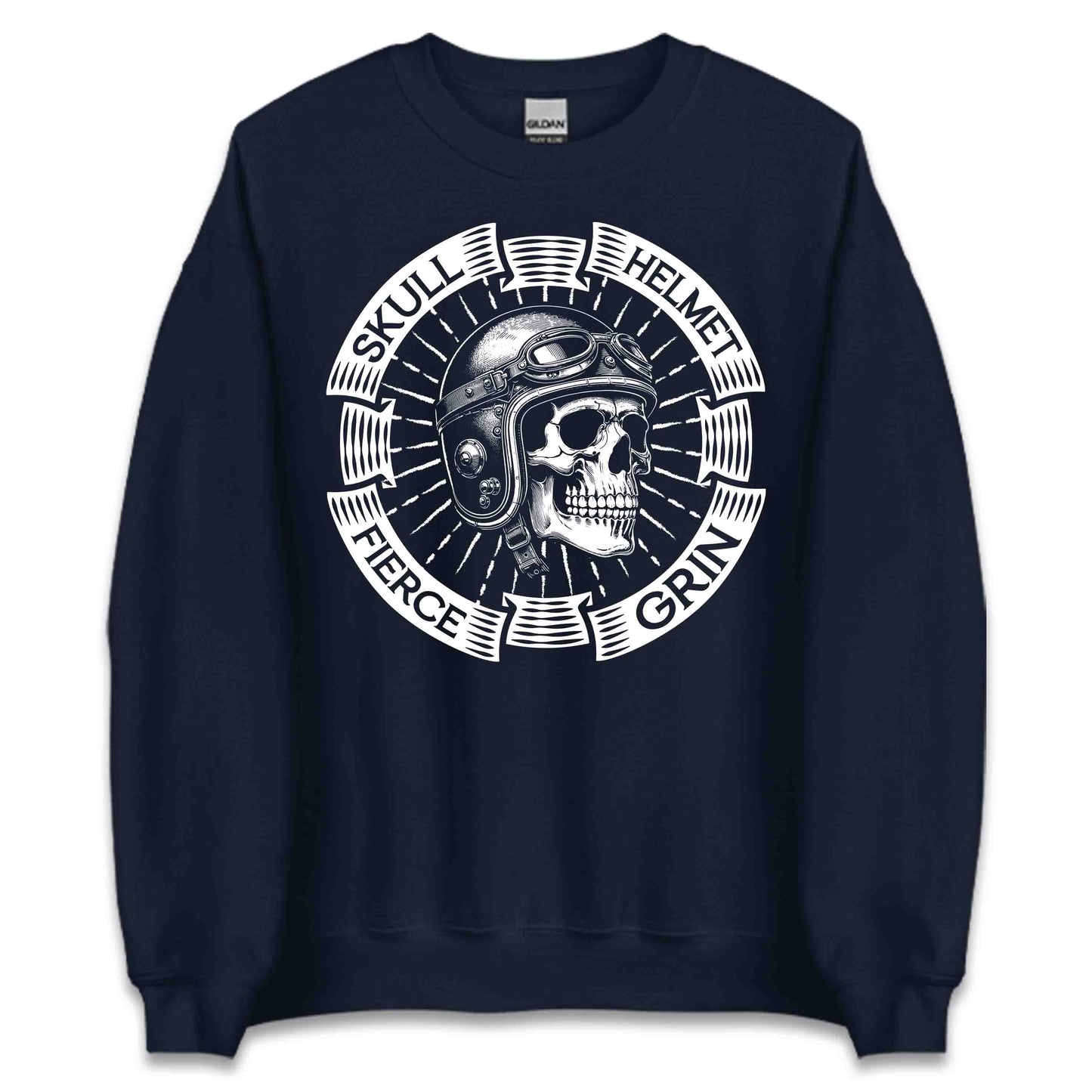 Vintage Biker Skull Helmet Retro Skeleton Motorcycle Enthusiasts | PRODUCT CODE: VNGTSJLUHMTER