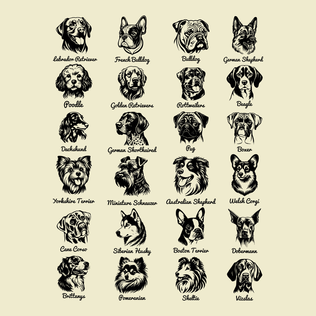 Vintage Swiftie Dog Breeds | PRODUCT CODE: VNTYLSWFDG
