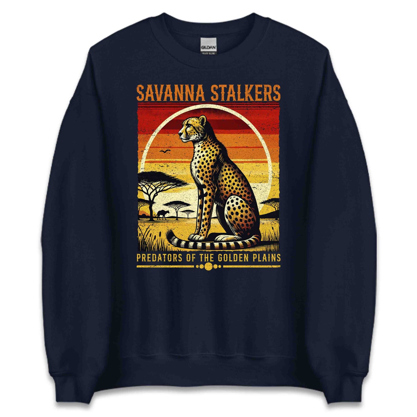 Vintage Cheetah Safari Savanna Stalkers Retro Predators of the Golden Plains | PRODUCT CODE: VTHSVNHESKLT