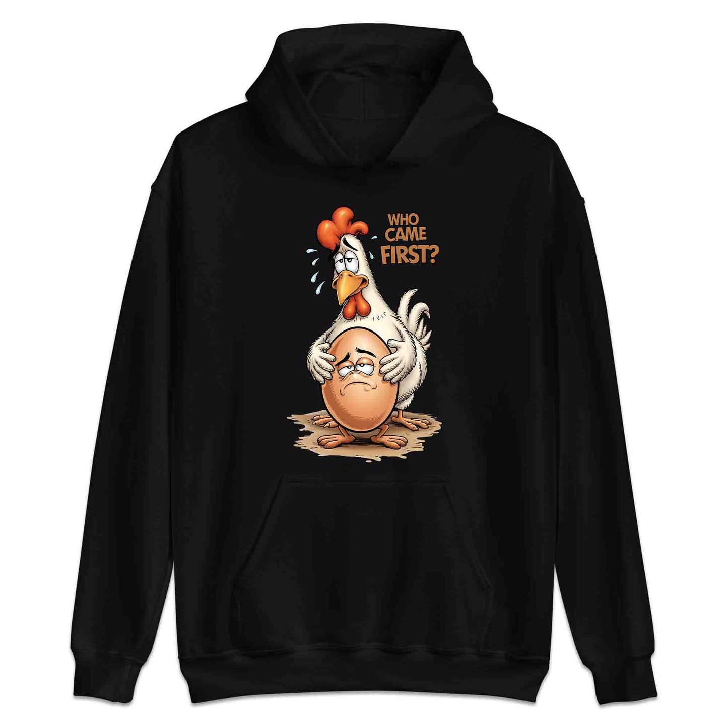 Who Came First T-Shirt, Funny Chicken Sweatshirt, Farm Humor Hoodie | PRODUCT CODE: WERKJHSA