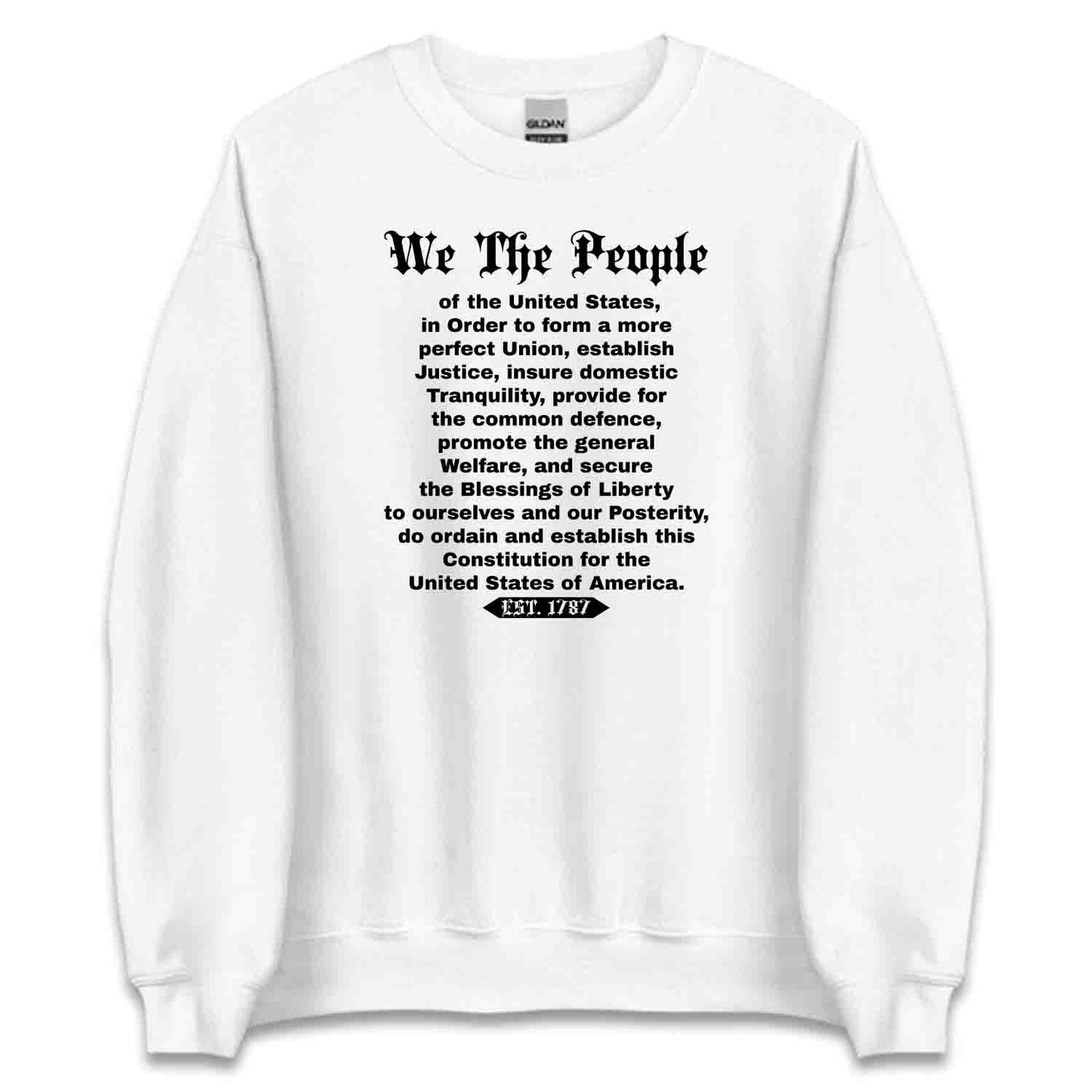 We The People T-Shirt, Patriotic USA Sweatshirt, Freedom & Liberty Hoodie | PRODUCT CODE: WFWDSABVIT