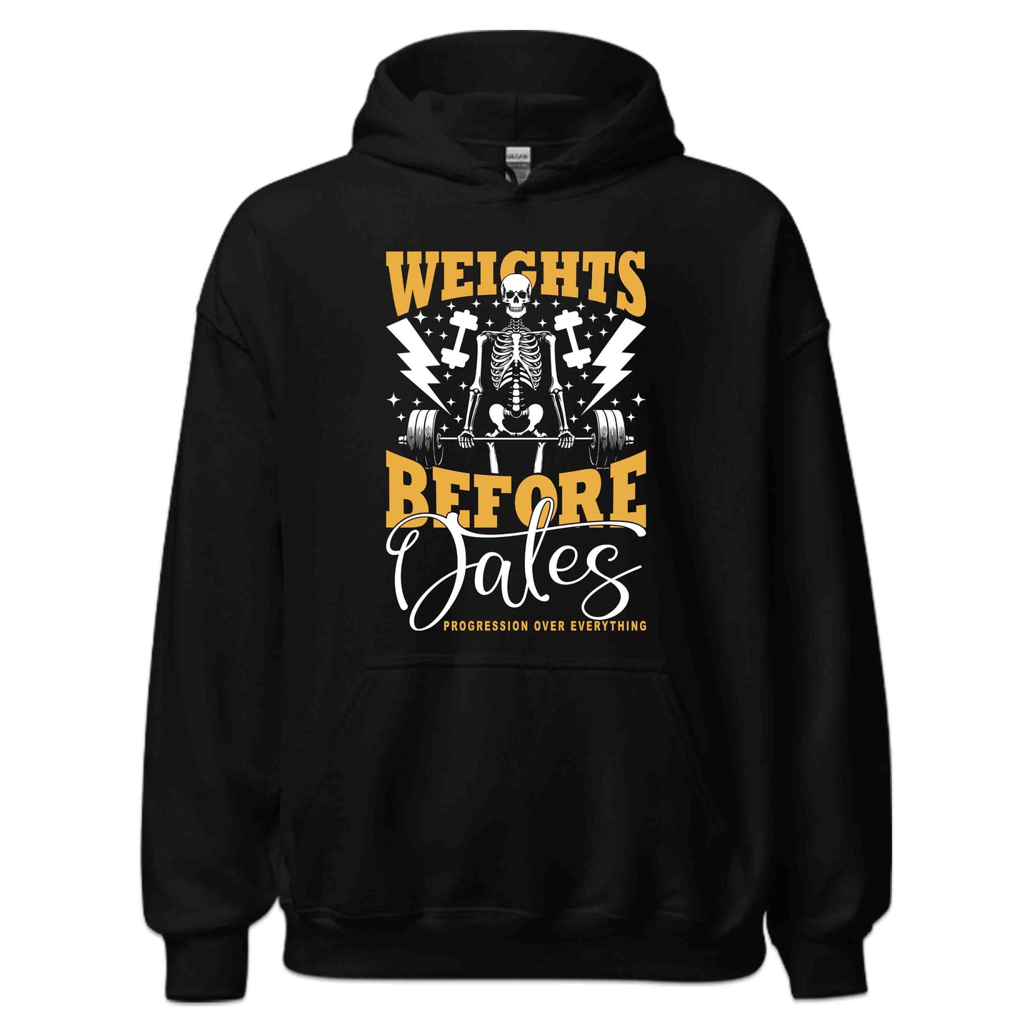 Weights Before Dates Progression Over Everything Gym Skeleton | PRODUCT CODE: WGHTBFREDATP