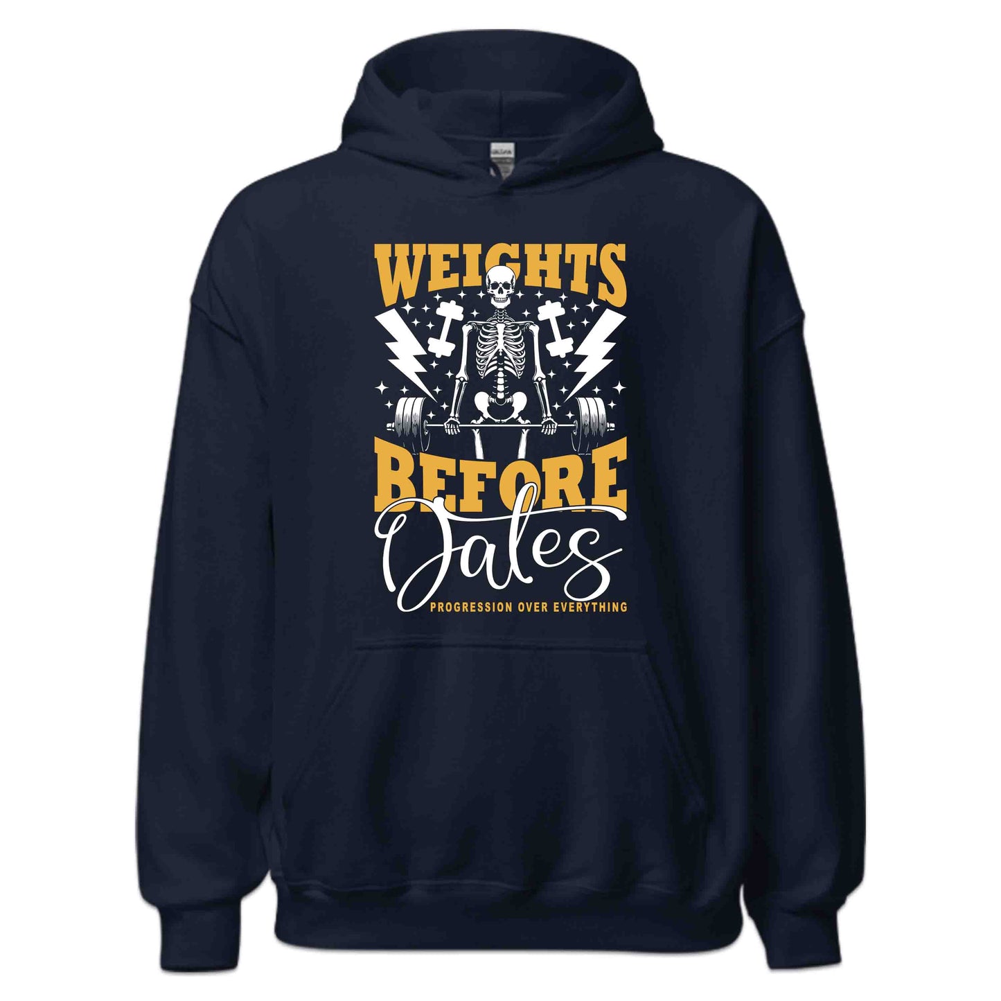 Weights Before Dates Progression Over Everything Gym Skeleton | PRODUCT CODE: WGHTBFREDATP